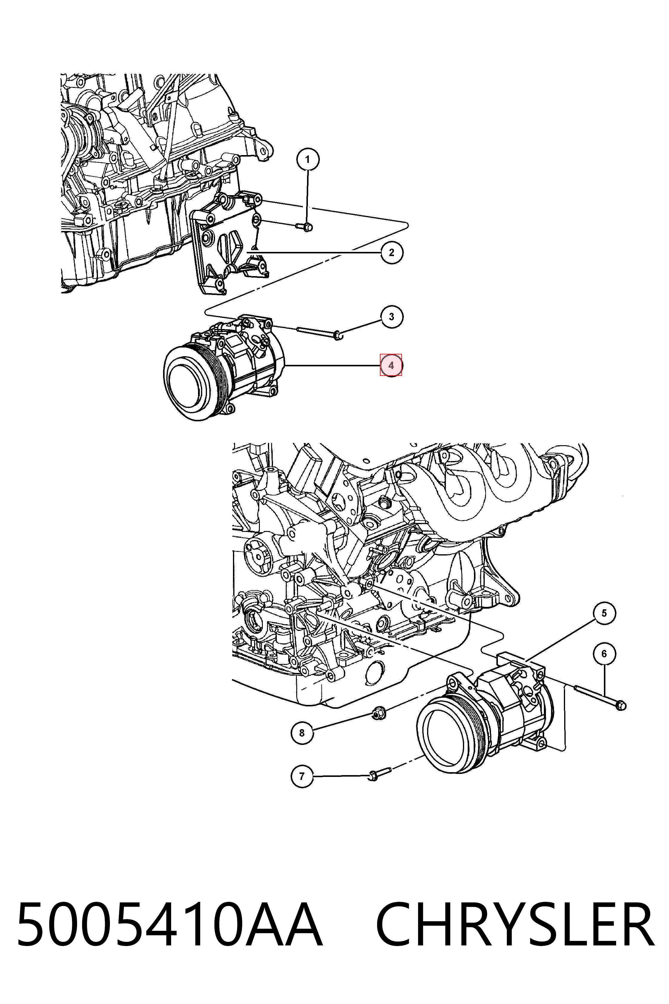 R5005498AF Mitsubishi Compressor de aparelho de ar condicionado
