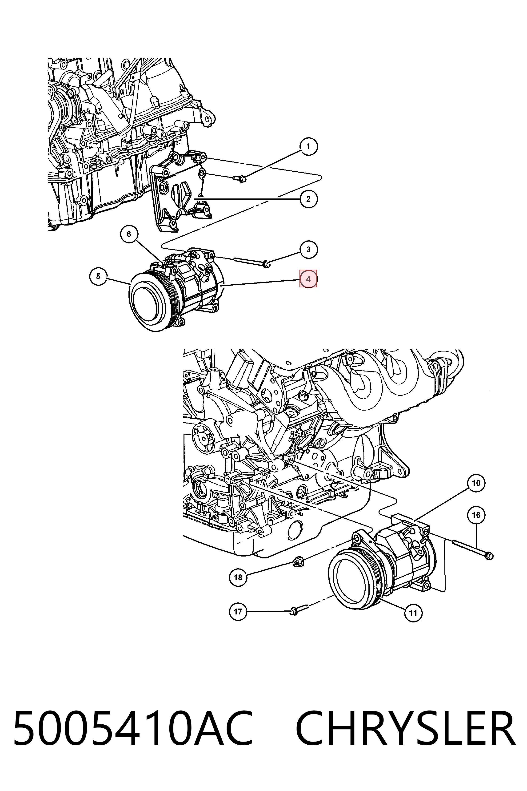Compre R5005498AF Mitsubishi Compressor de aparelho de ar condicionado