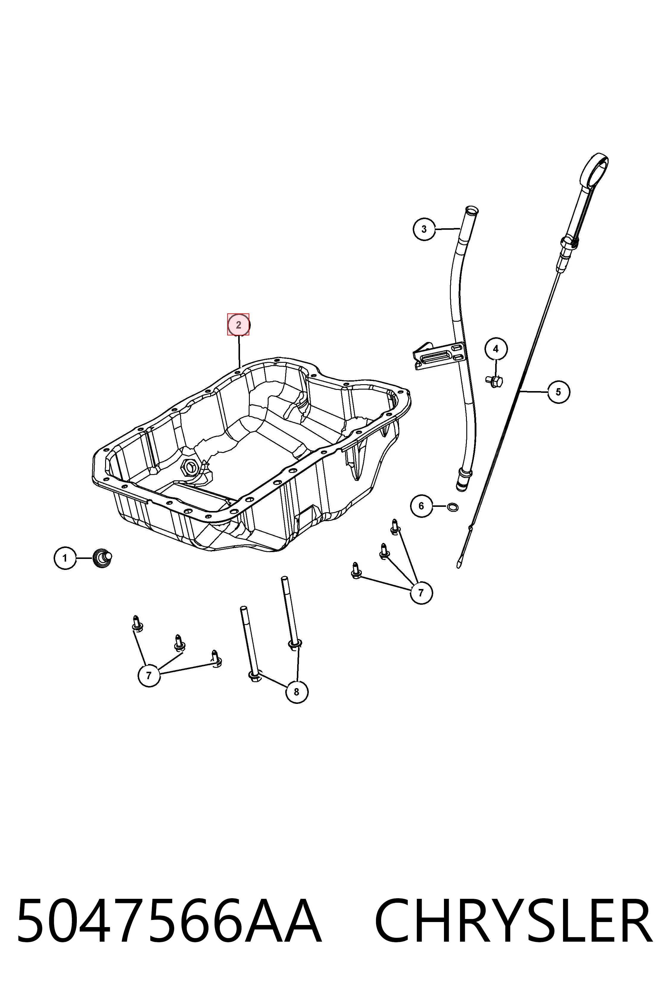 Panela de óleo de cárter do motor Fiat/Alfa/Lancia K05047566AE preço, a partir de 142,56 USD