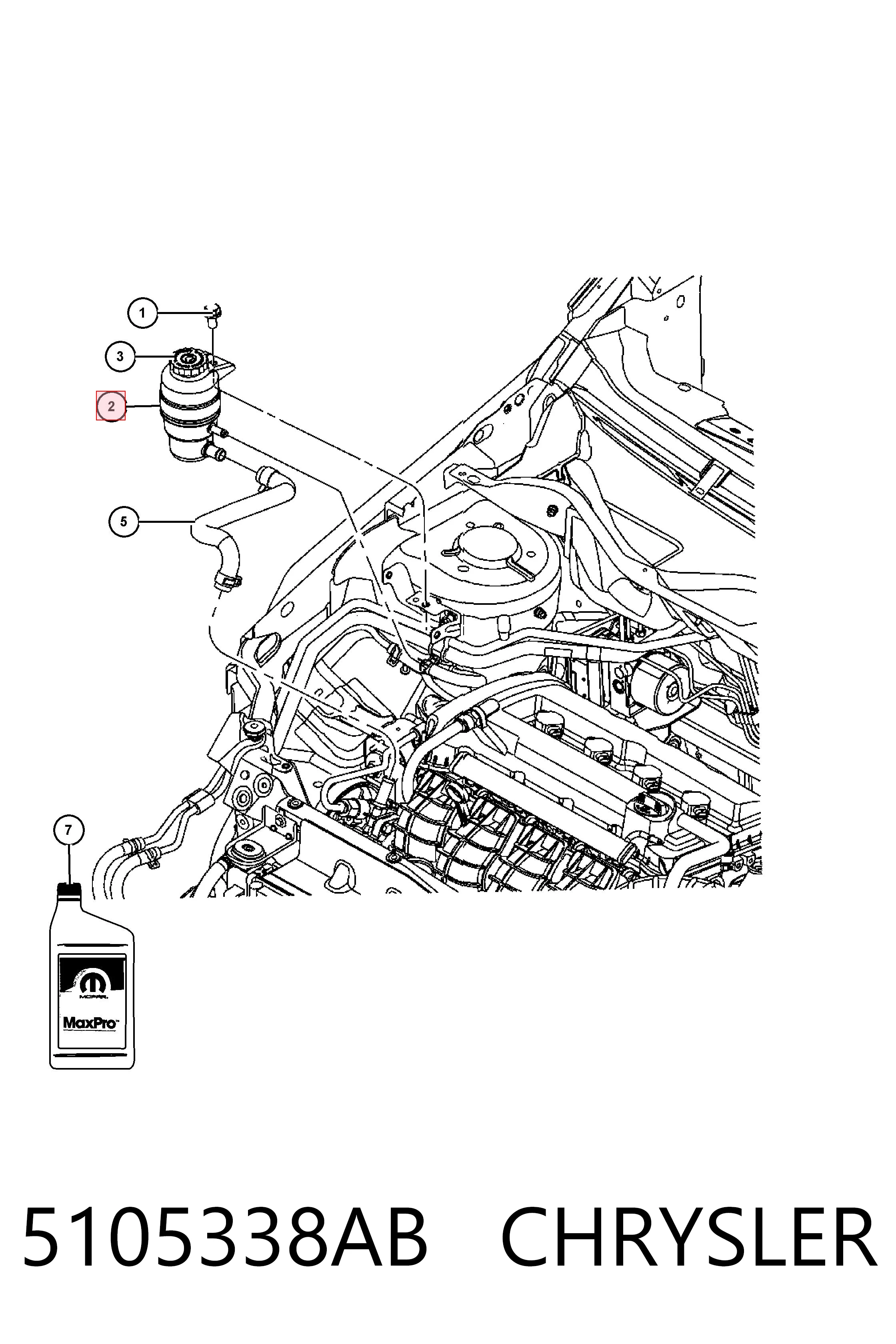  Tanque de bomba da Direção hidrâulica assistida Jeep Compass SUV (MK49) (2006 - 2016) 