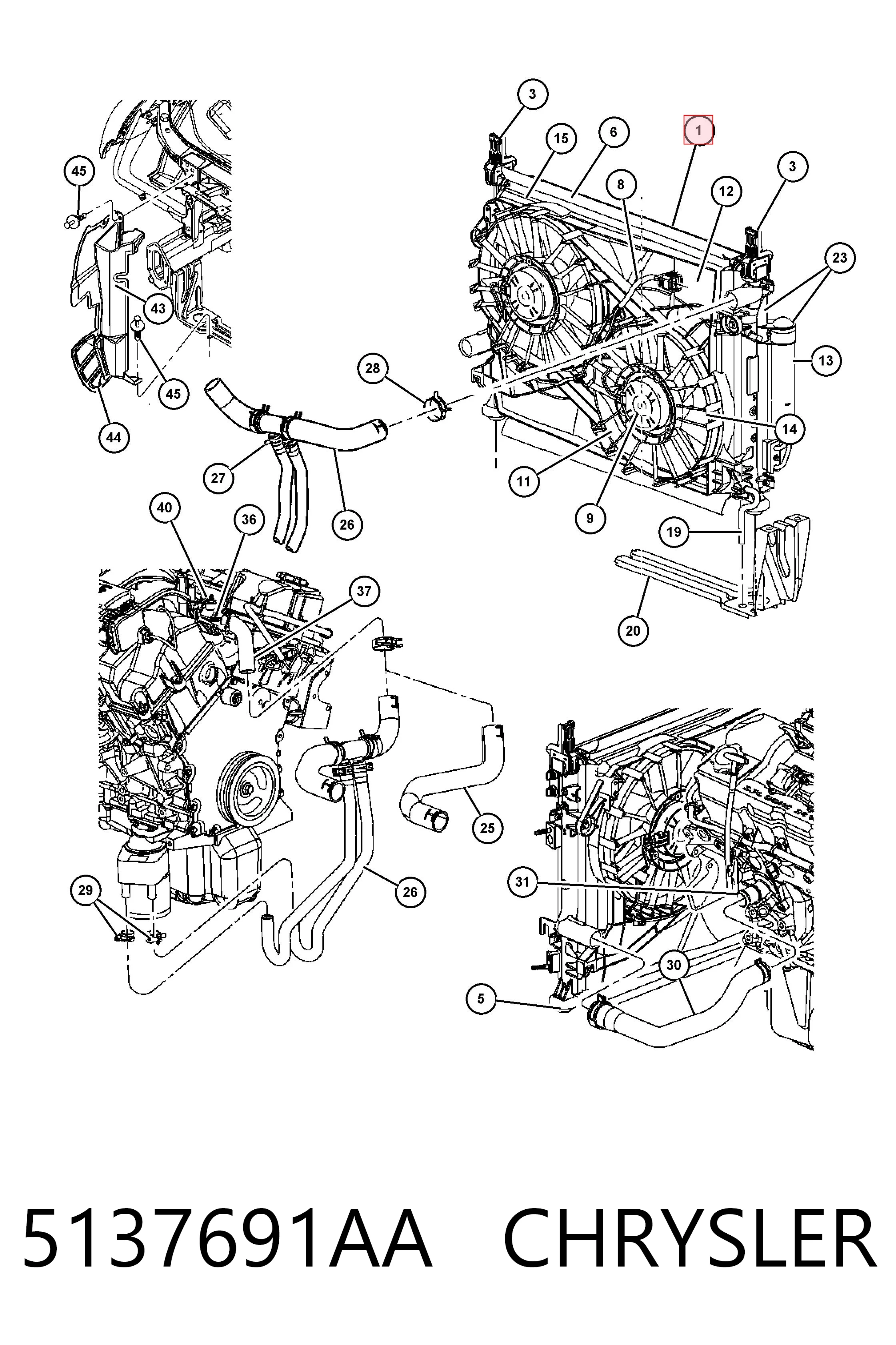 Radiador de esfriamento de motor Polcar 2431081 preço, a partir de 121,43 USD