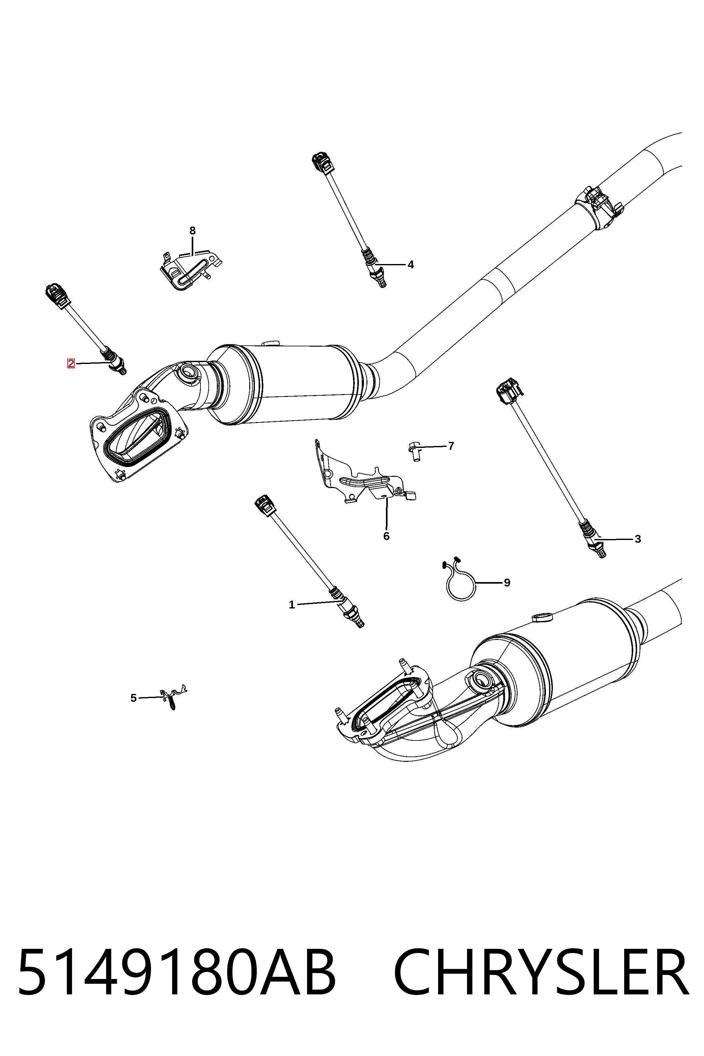 Sonda lambda, sensor de oxigênio Jeep Compass  MP