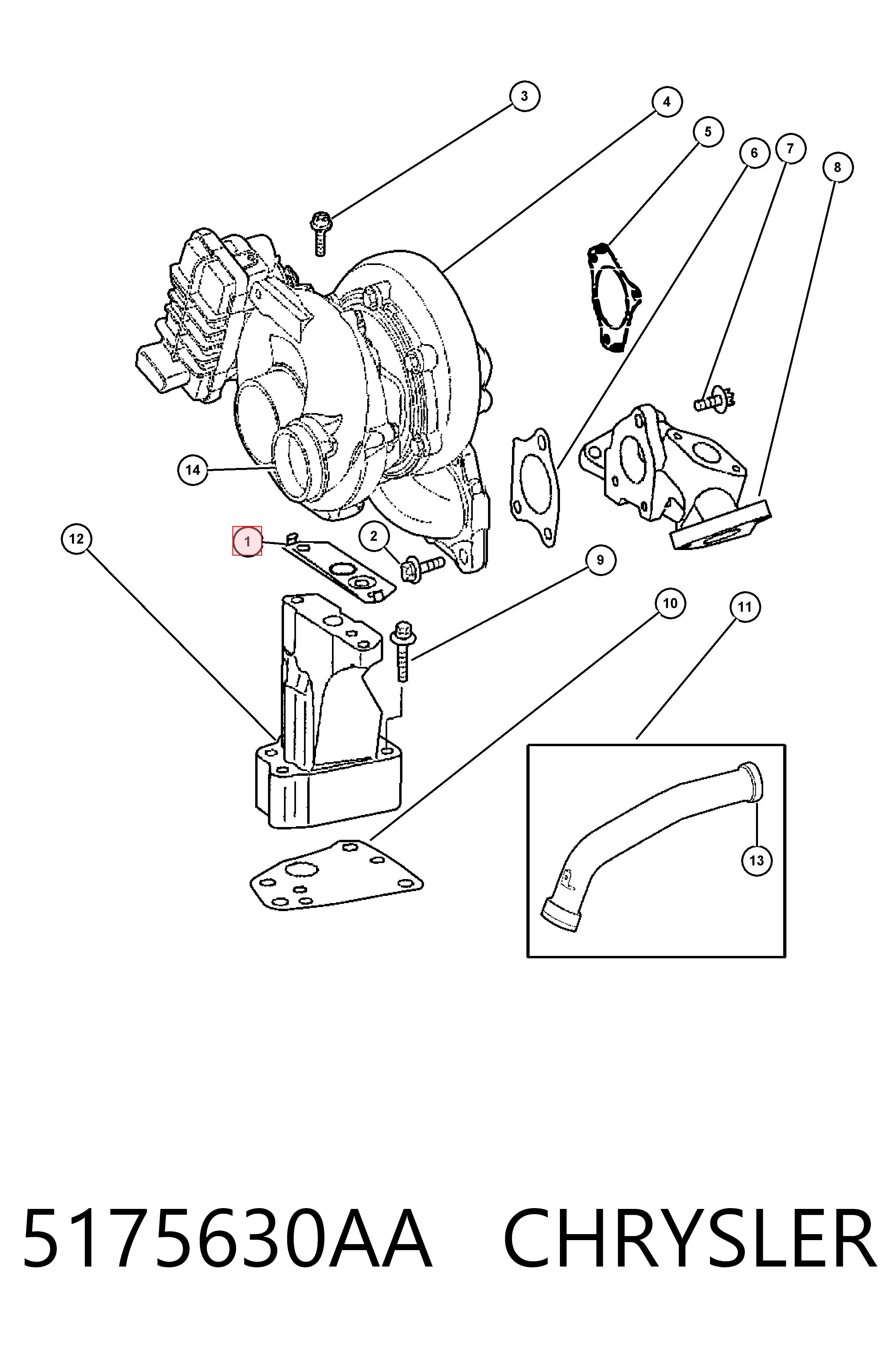 K68053124AA Fiat/Alfa/Lancia Vedante do compressor