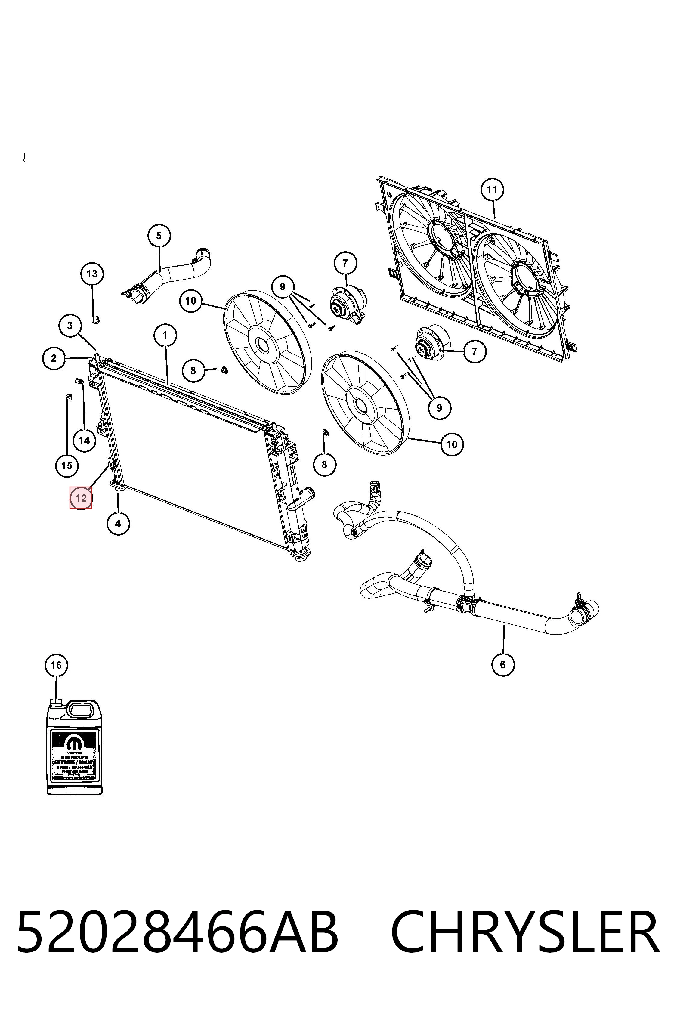 52028466AB Chrysler