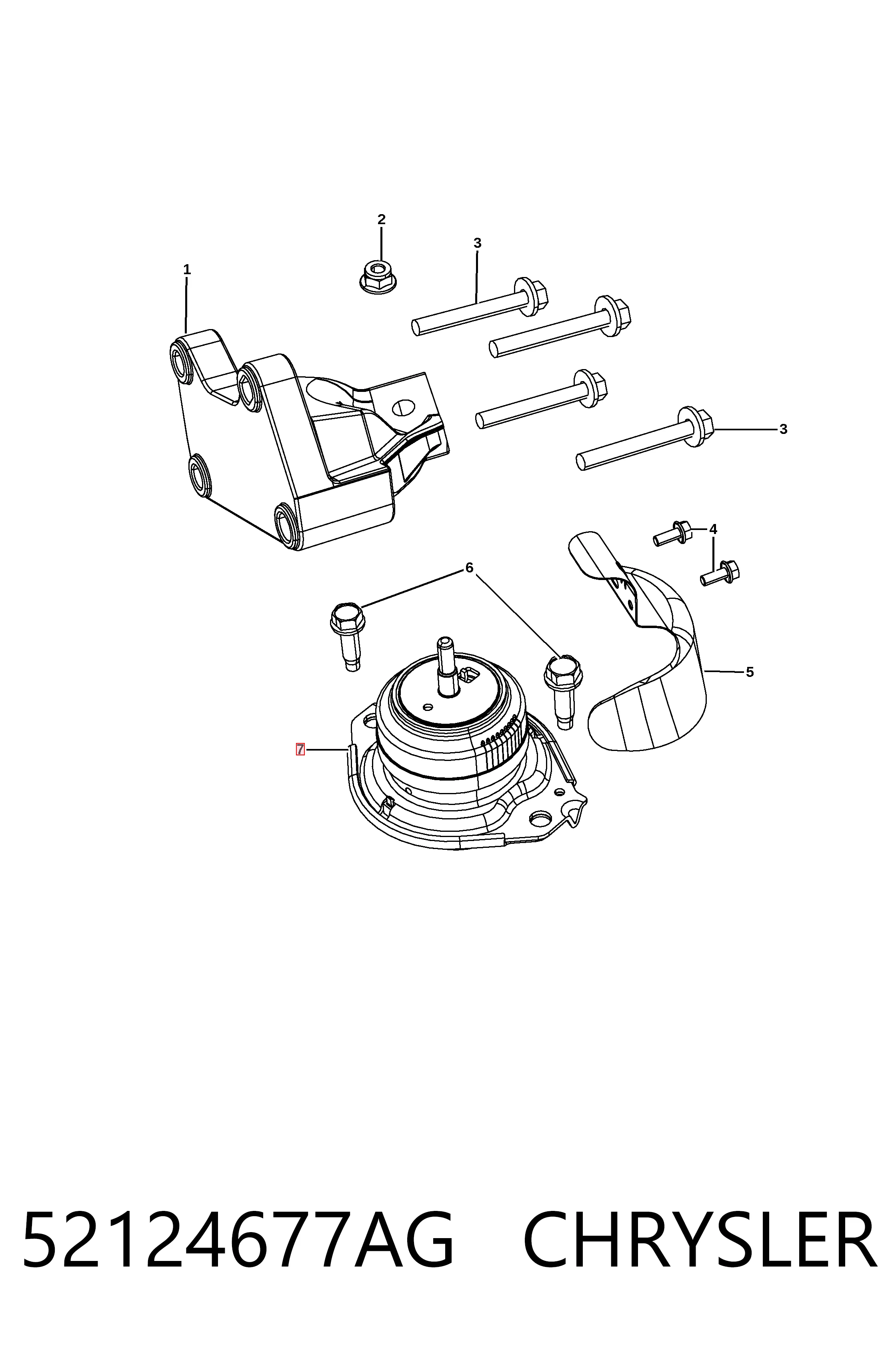 Coxim (suporte) esquerdo/direito de motor Fiat/Alfa/Lancia K52124677AG preço, a partir de 64,70 USD