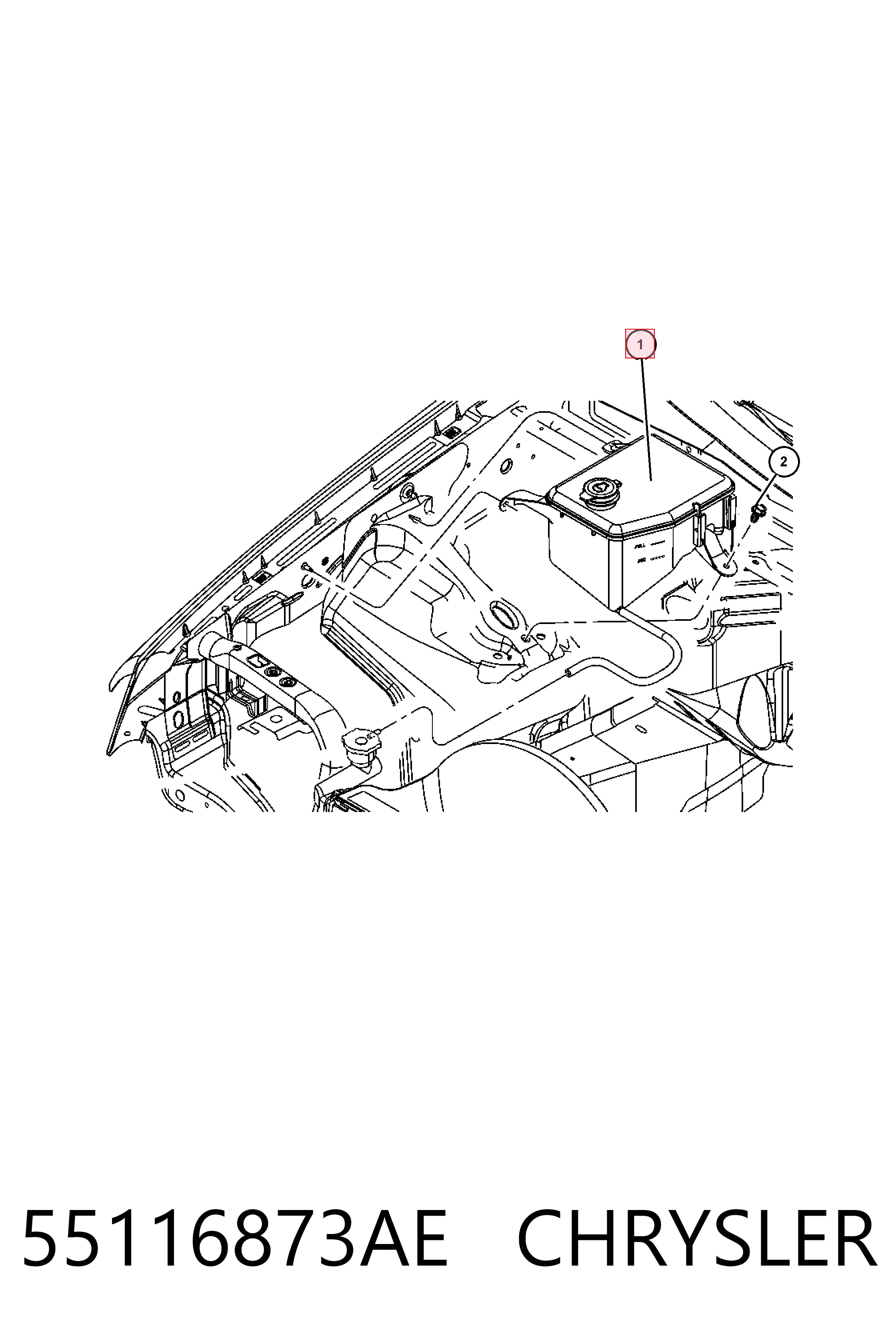 Tanque de expansão do sistema de esfriamento Fiat/Alfa/Lancia K55116873AE preço, a partir de 54,70 USD