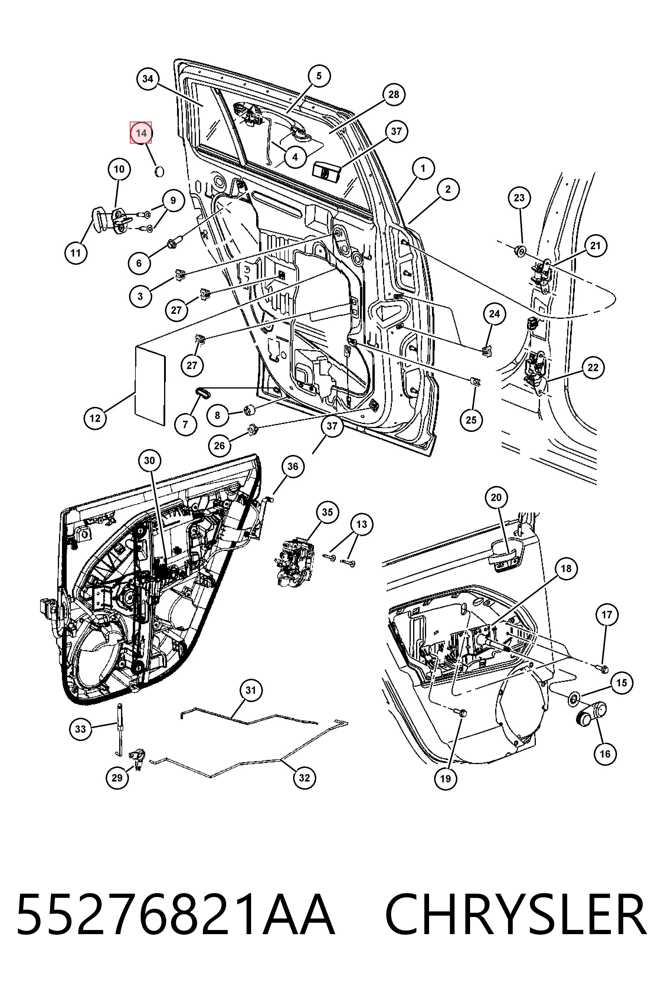 55276821AA Chrysler