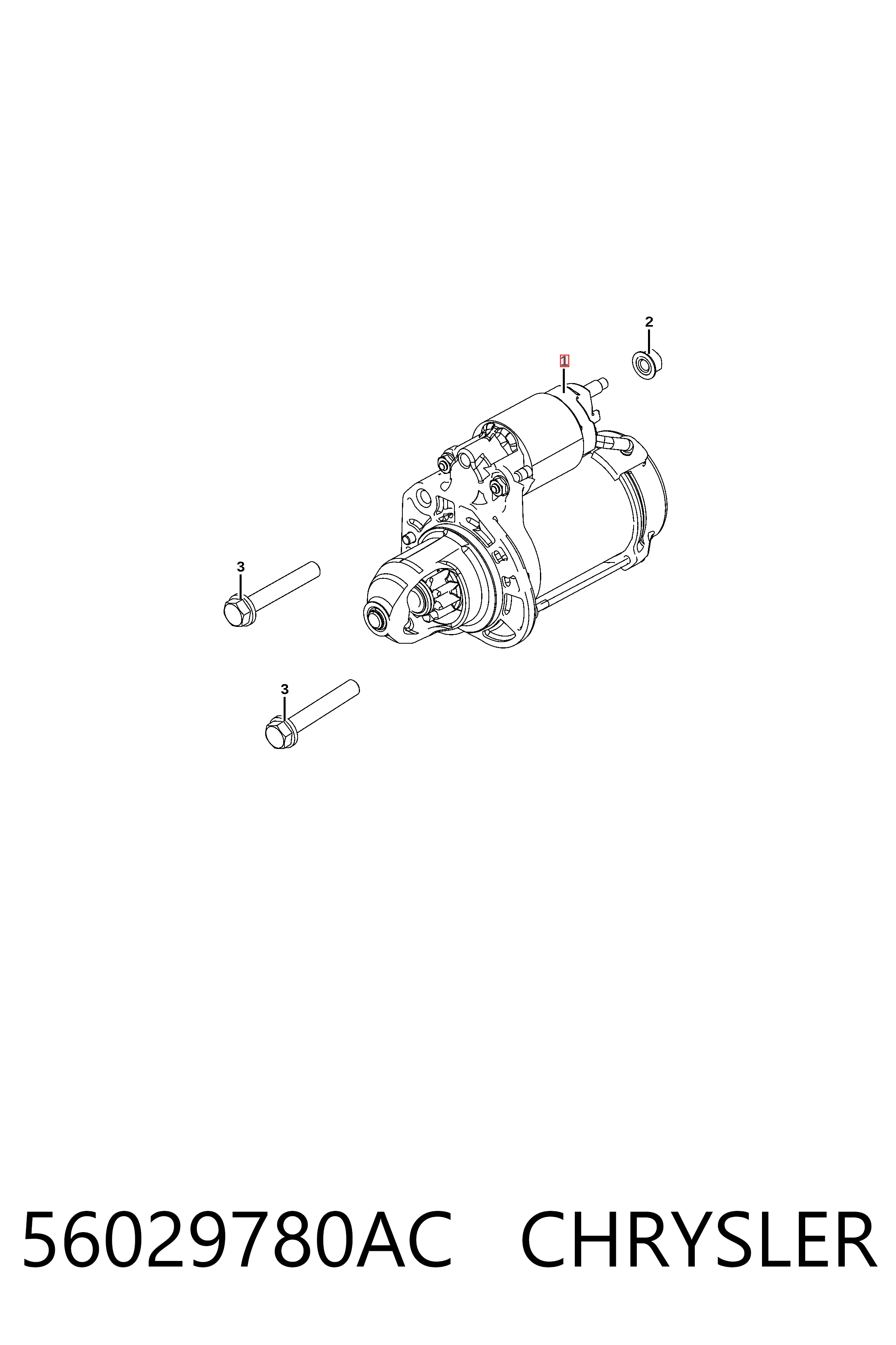 Motor de arranco para Jeep Wrangler  JL