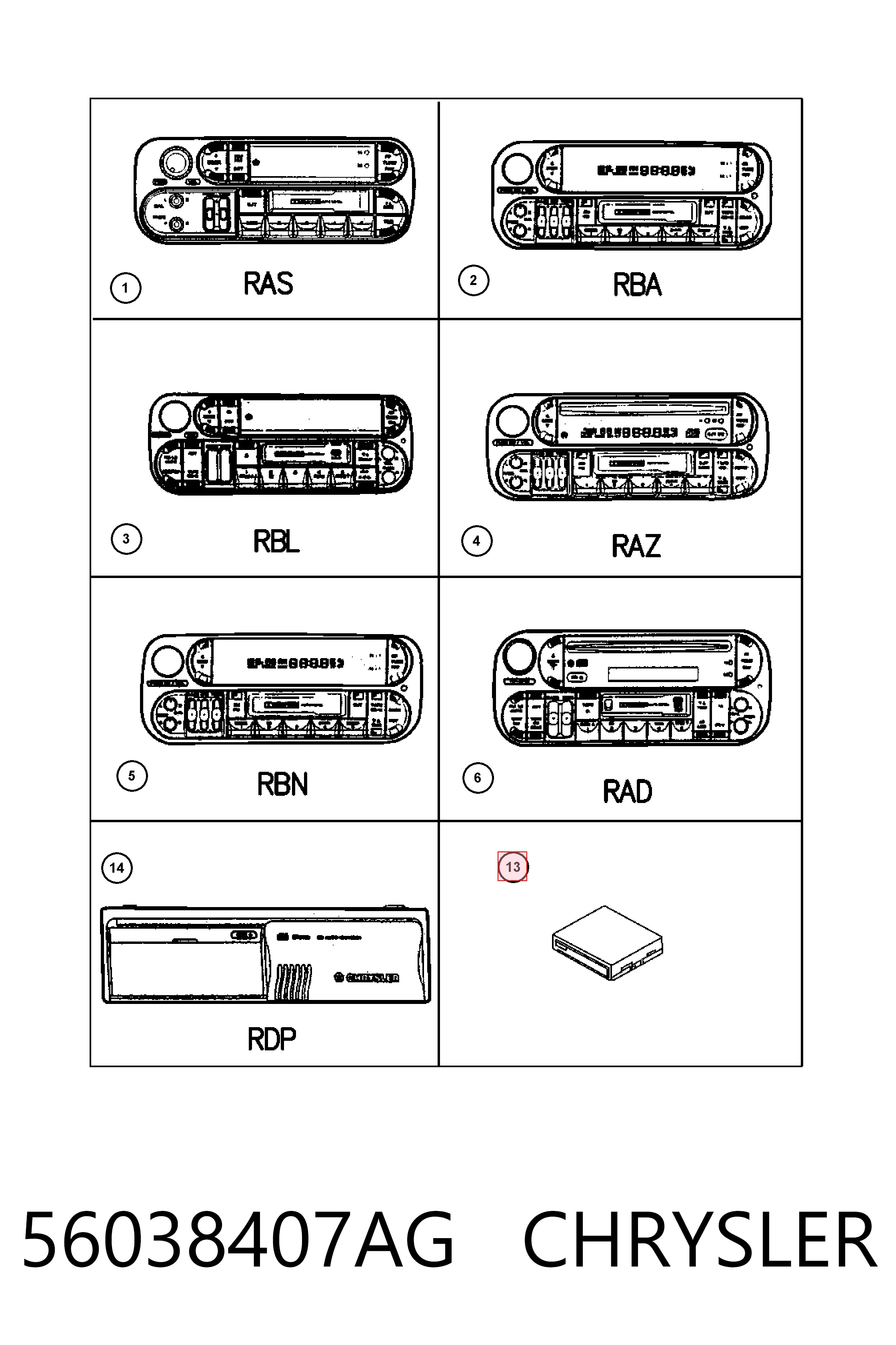 K56038407AD Fiat/Alfa/Lancia Reforçador do som de sistema de áudio