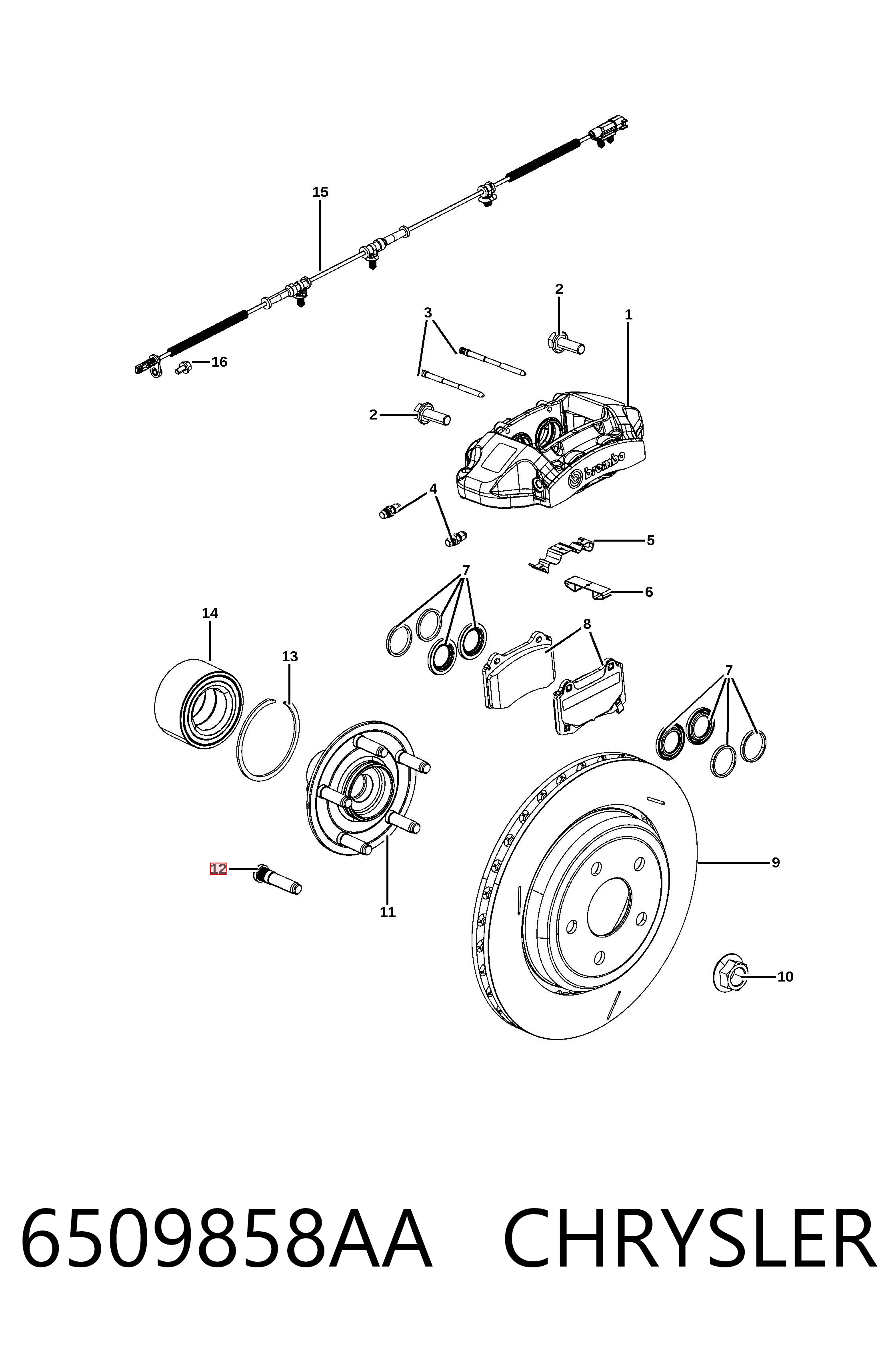  Fiat/Alfa/Lancia K06509858AA preço, a partir de 8,06 USD