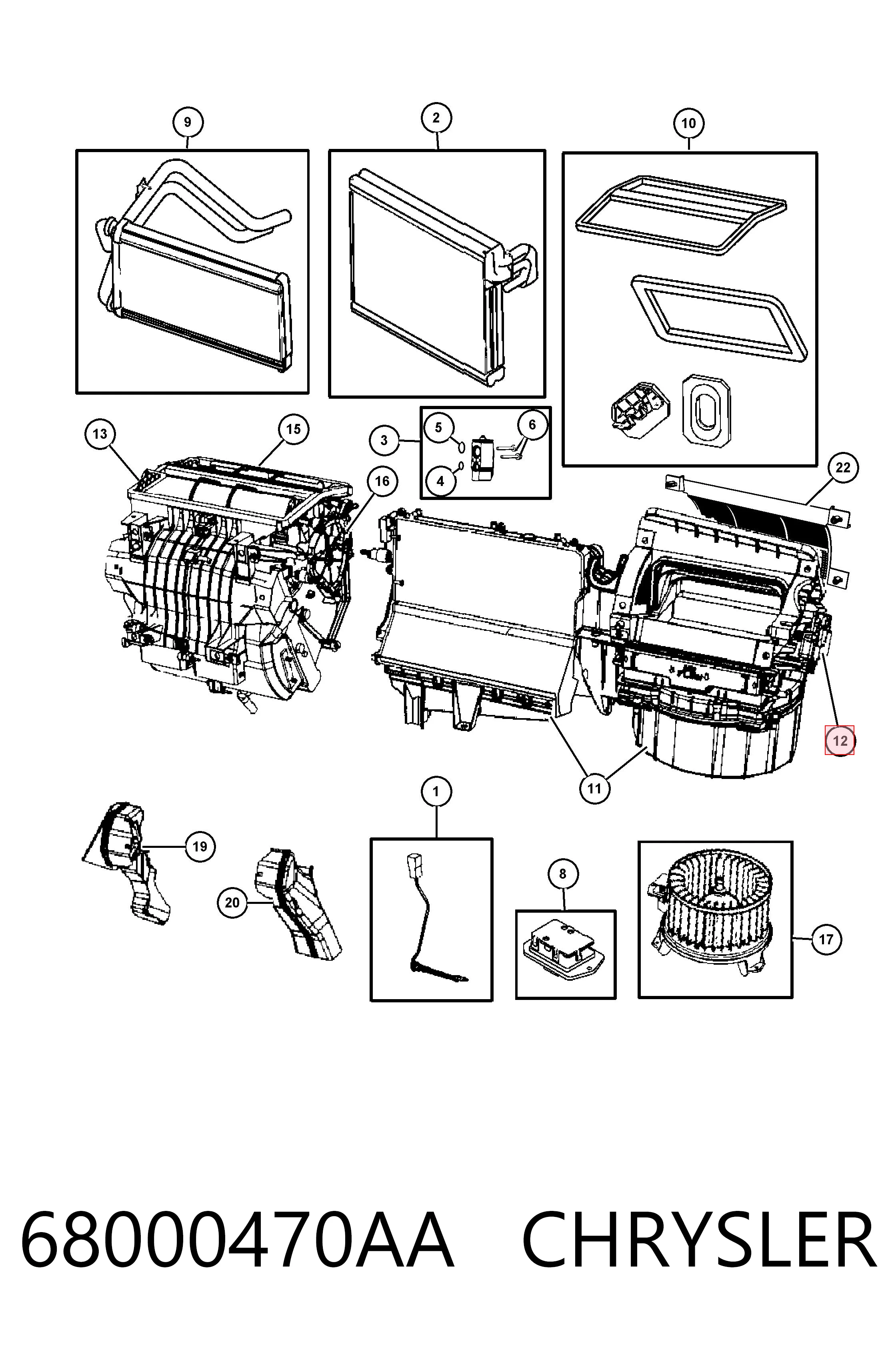 68000470AA Chrysler 