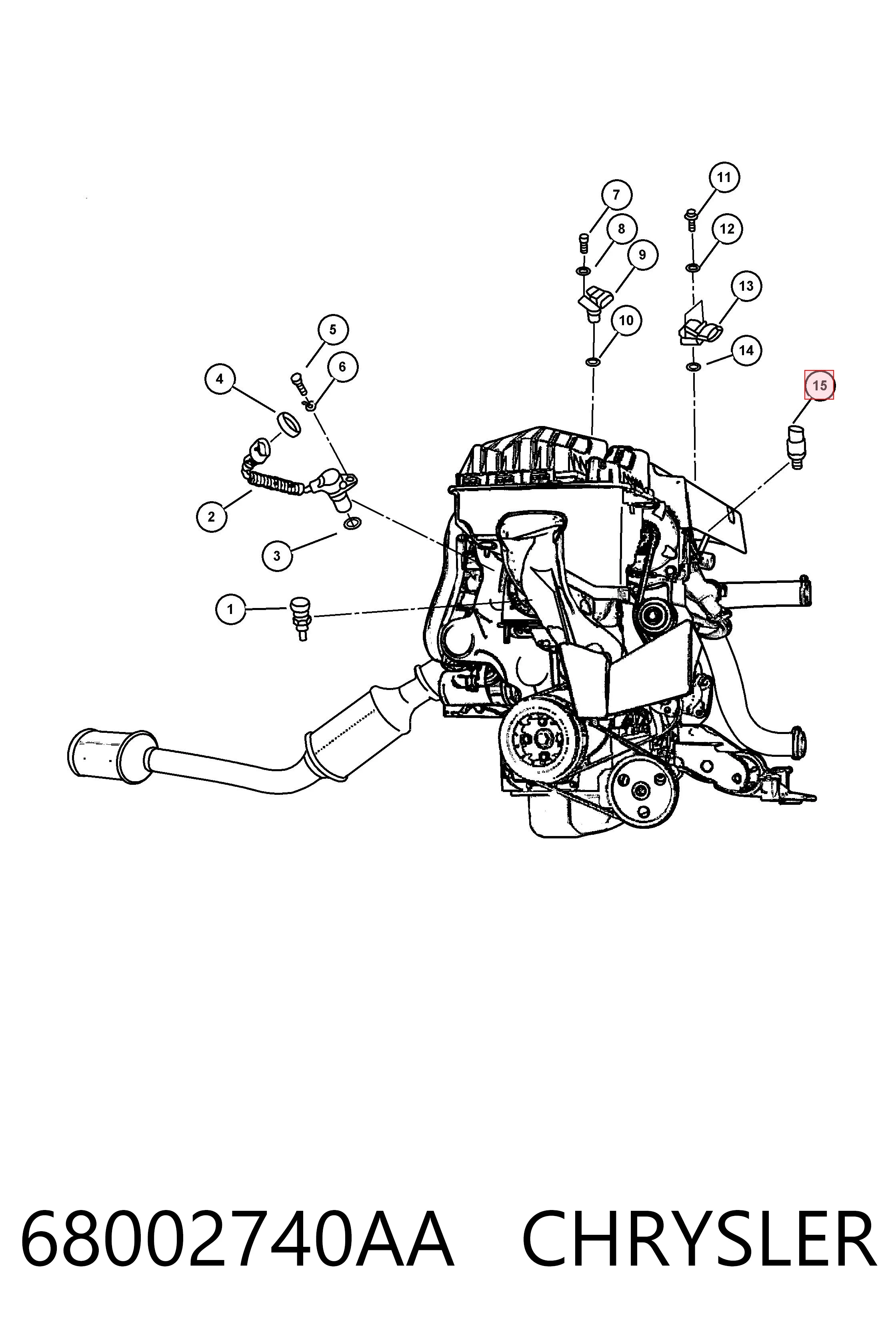  Fiat/Alfa/Lancia K05072726AA preço, a partir de 785,98 USD