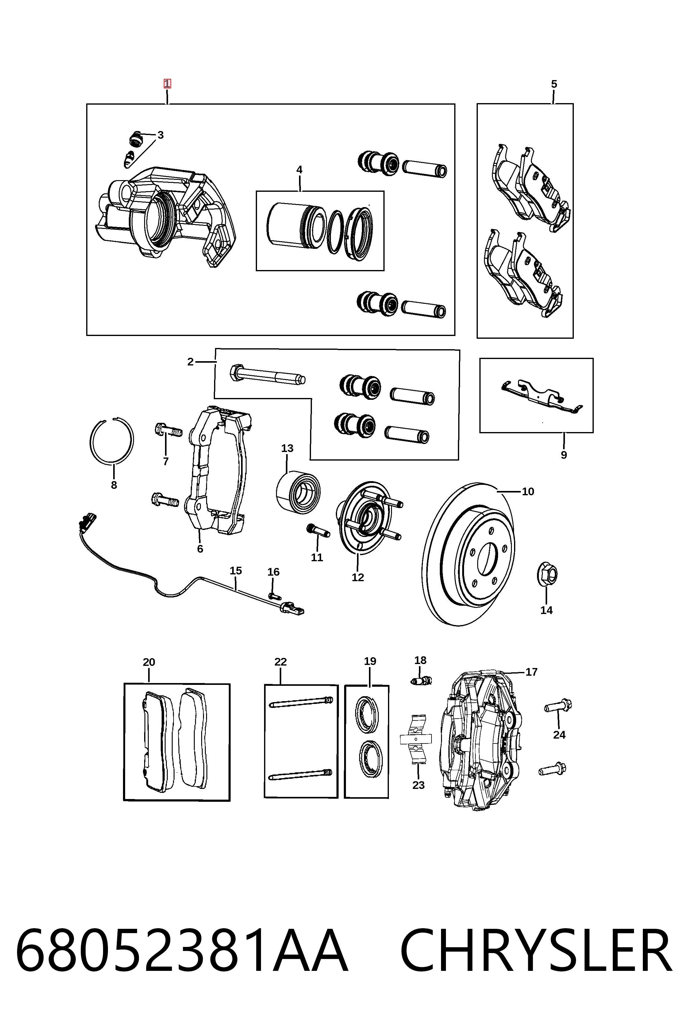 Suporte do freio traseiro esquerdo F37016 Brembo