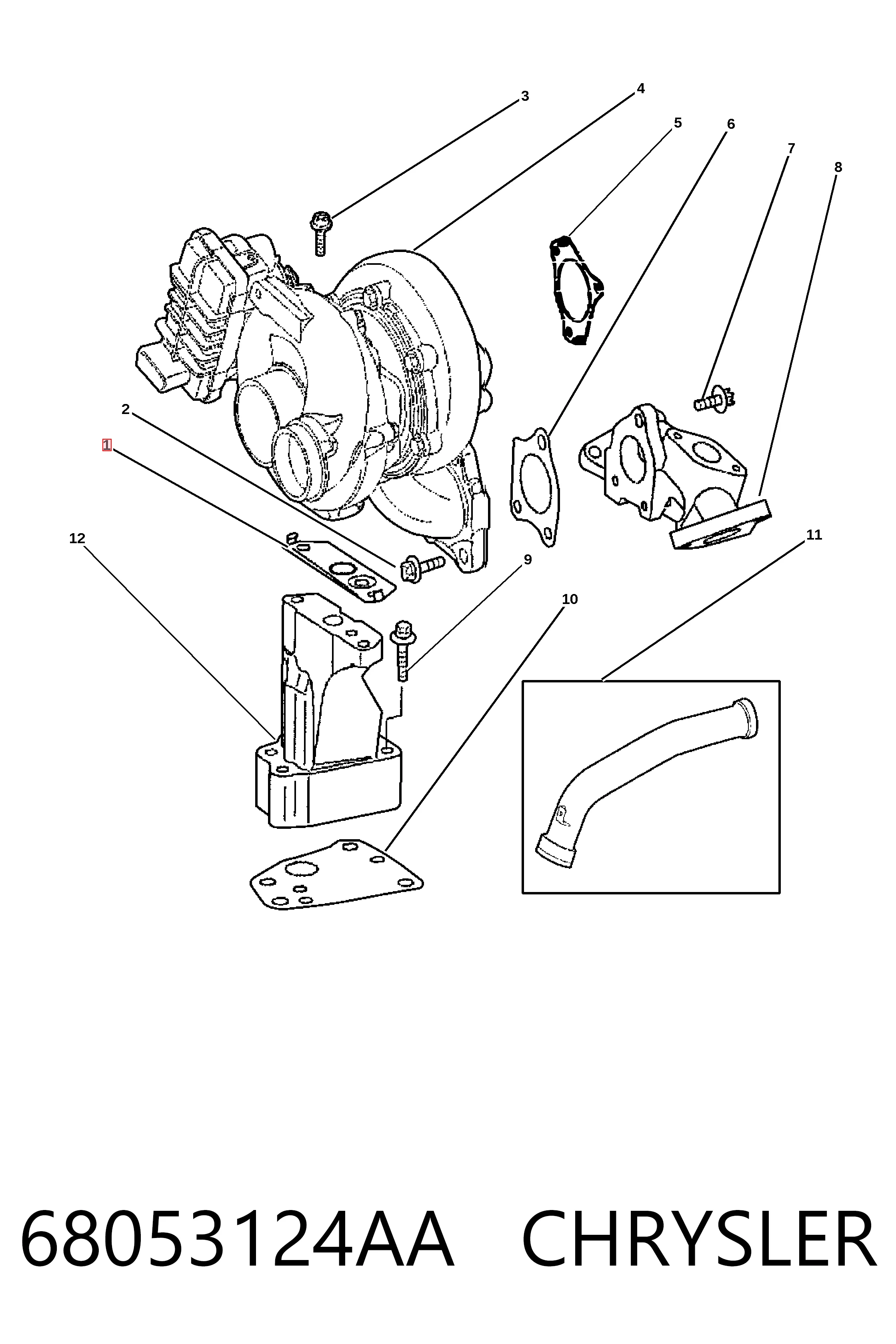 Vedante do compressor Fiat/Alfa/Lancia K68053124AA preço, a partir de 3,51 USD