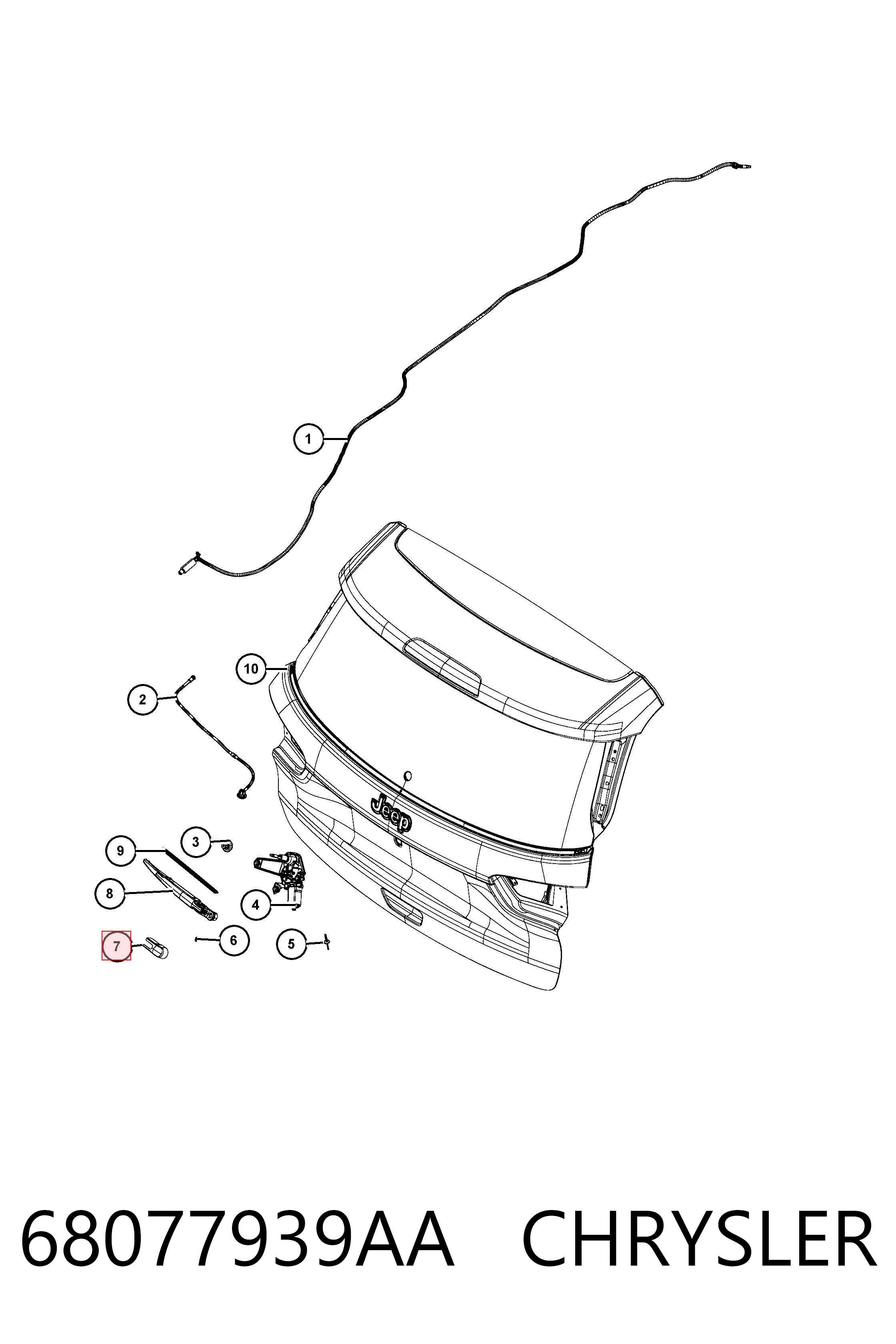 68077939AA Chrysler 