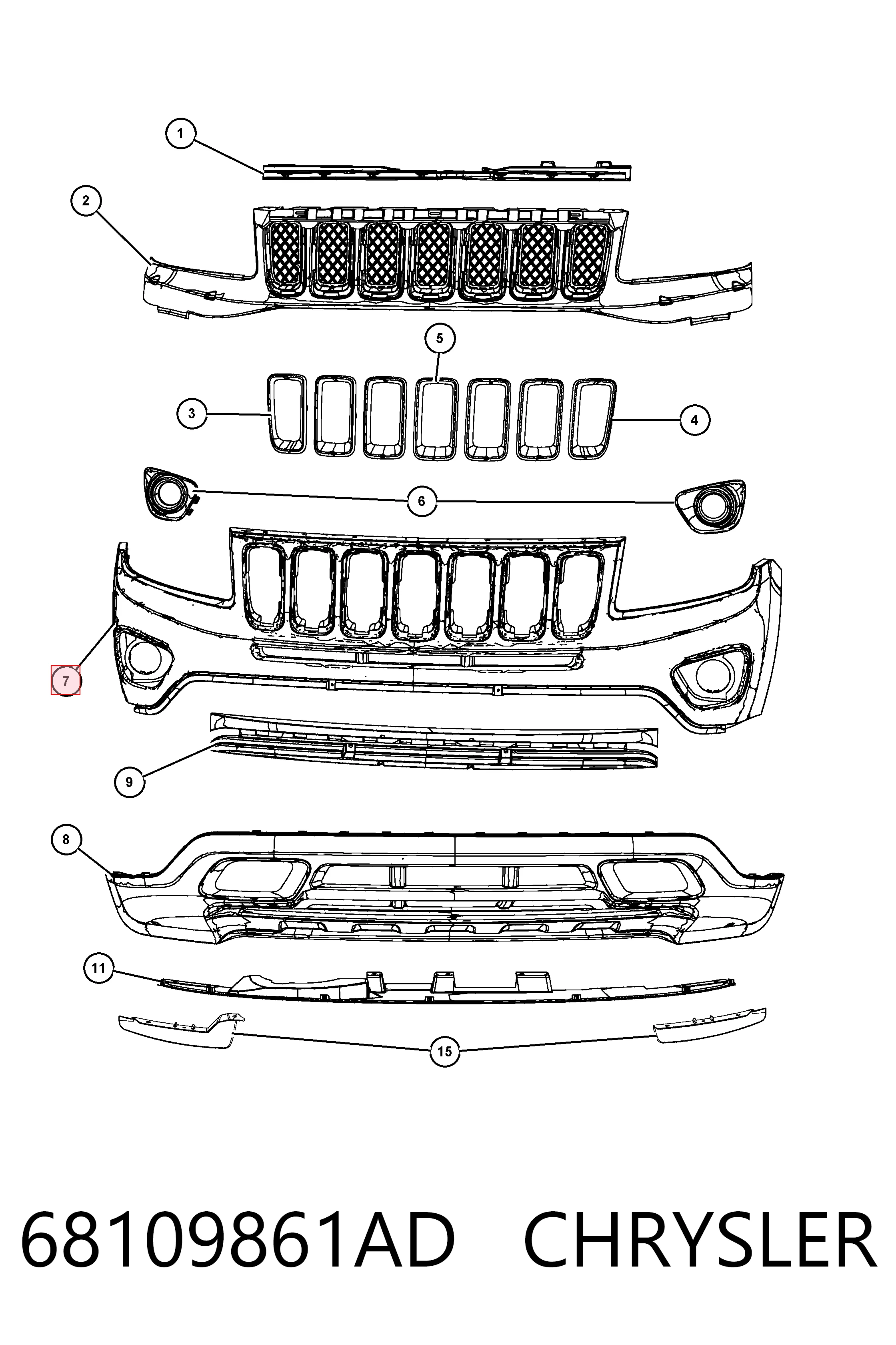 Compre Pára-choque dianteiro Jeep Compass 