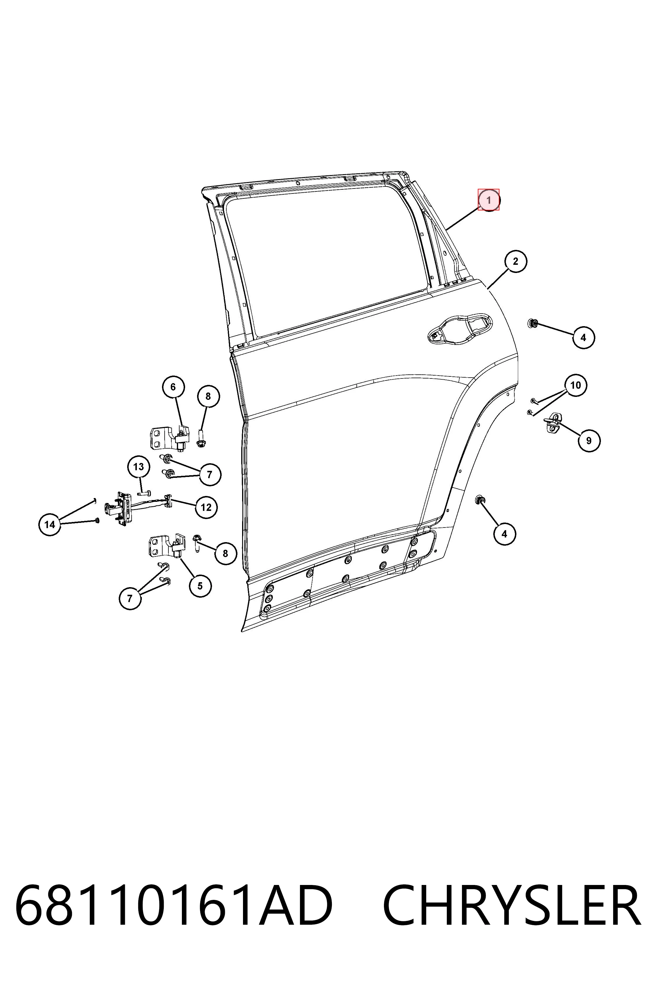 Porta traseira esquerda Fiat/Alfa/Lancia K68110161AB preço, a partir de 515,56 USD