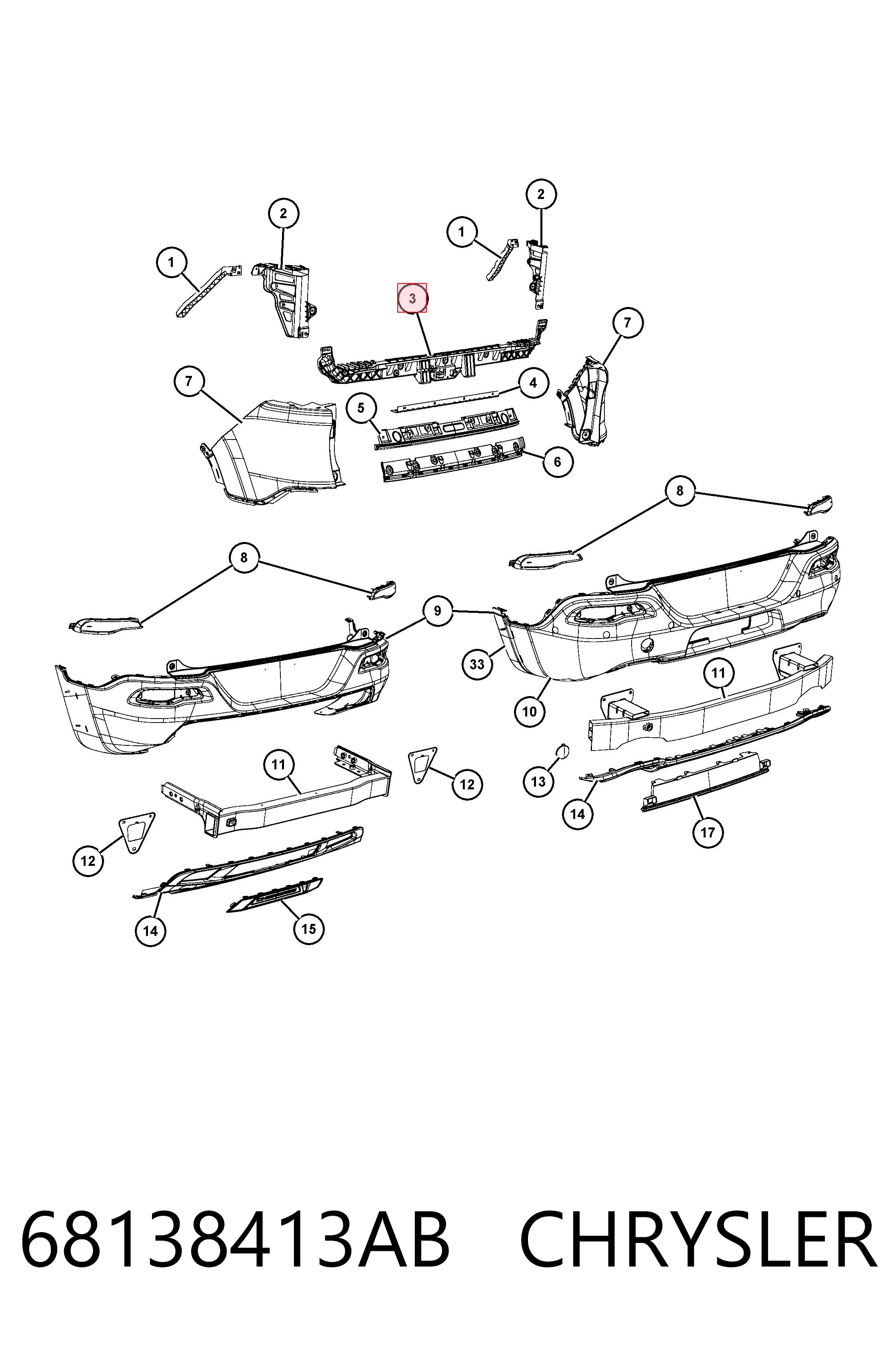 68138413AB Chrysler 
