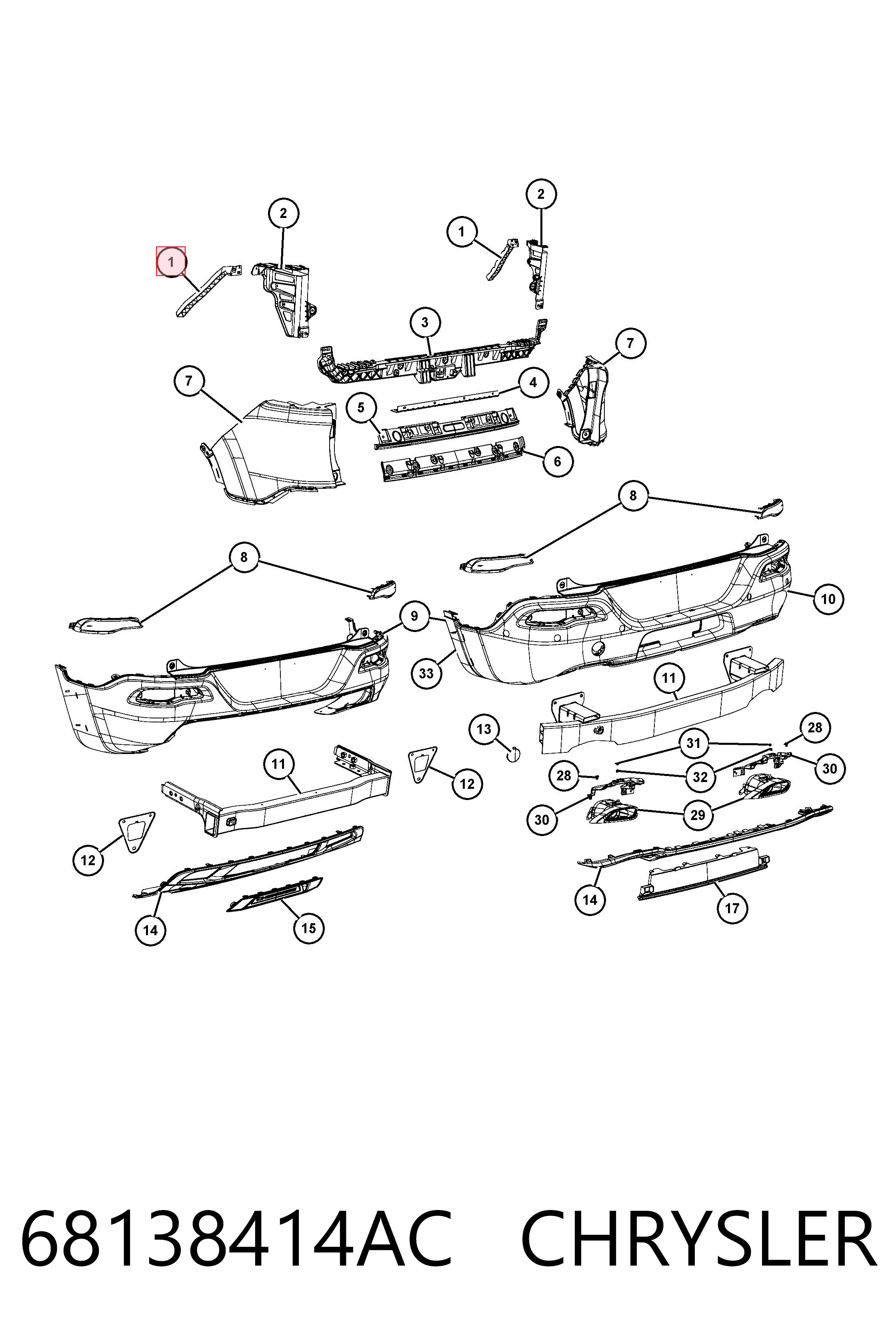 68138414AC Chrysler