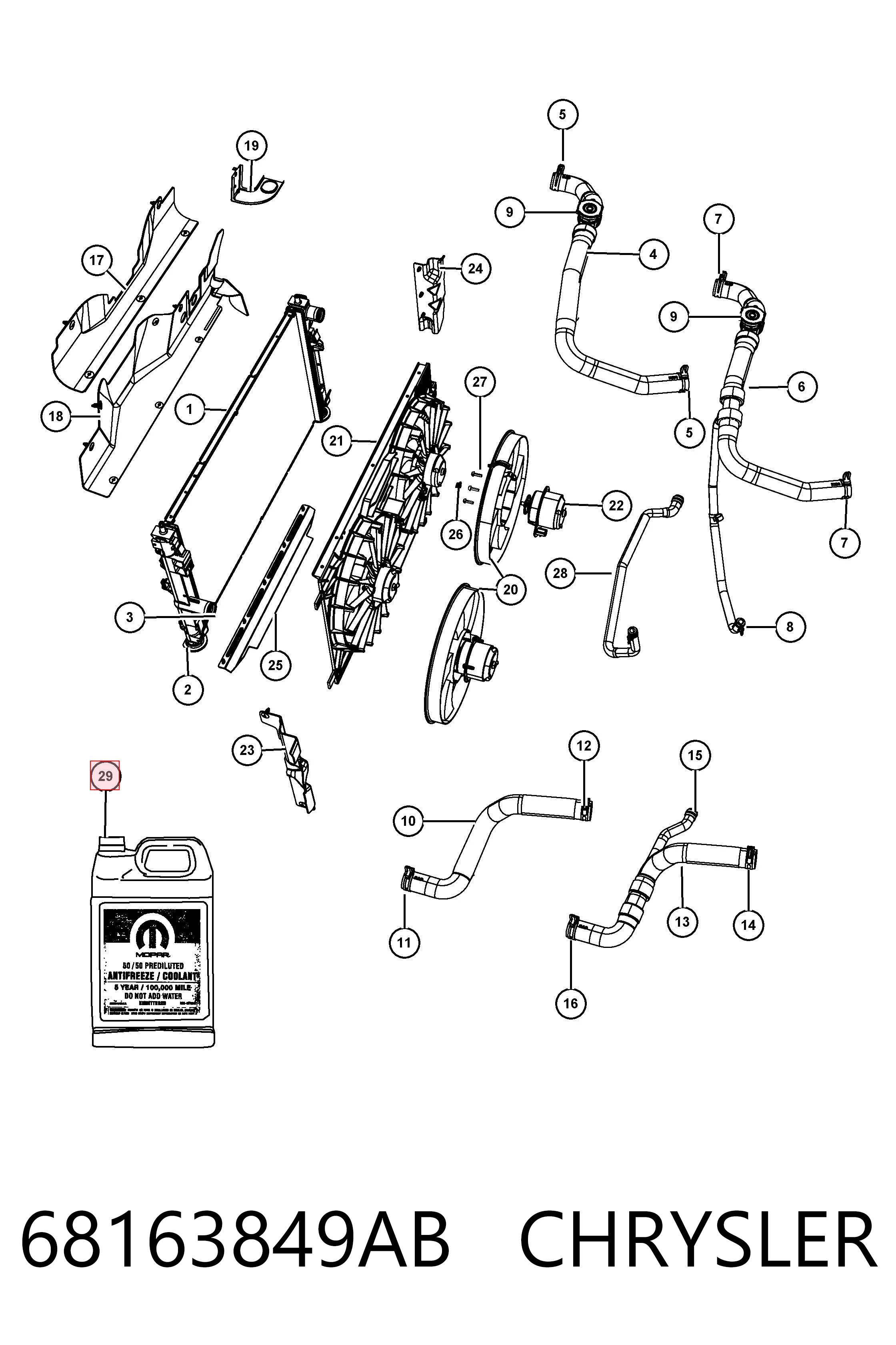 68163849AB Chrysler