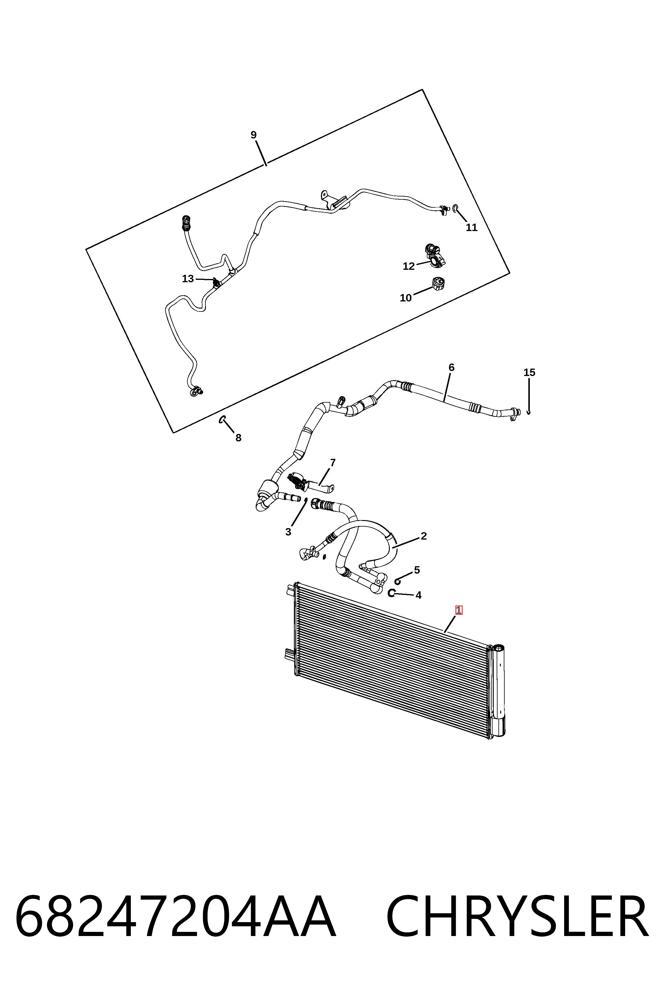Radiador de aparelho de ar condicionado General Motors 84473267 preço, a partir de 101,30 USD