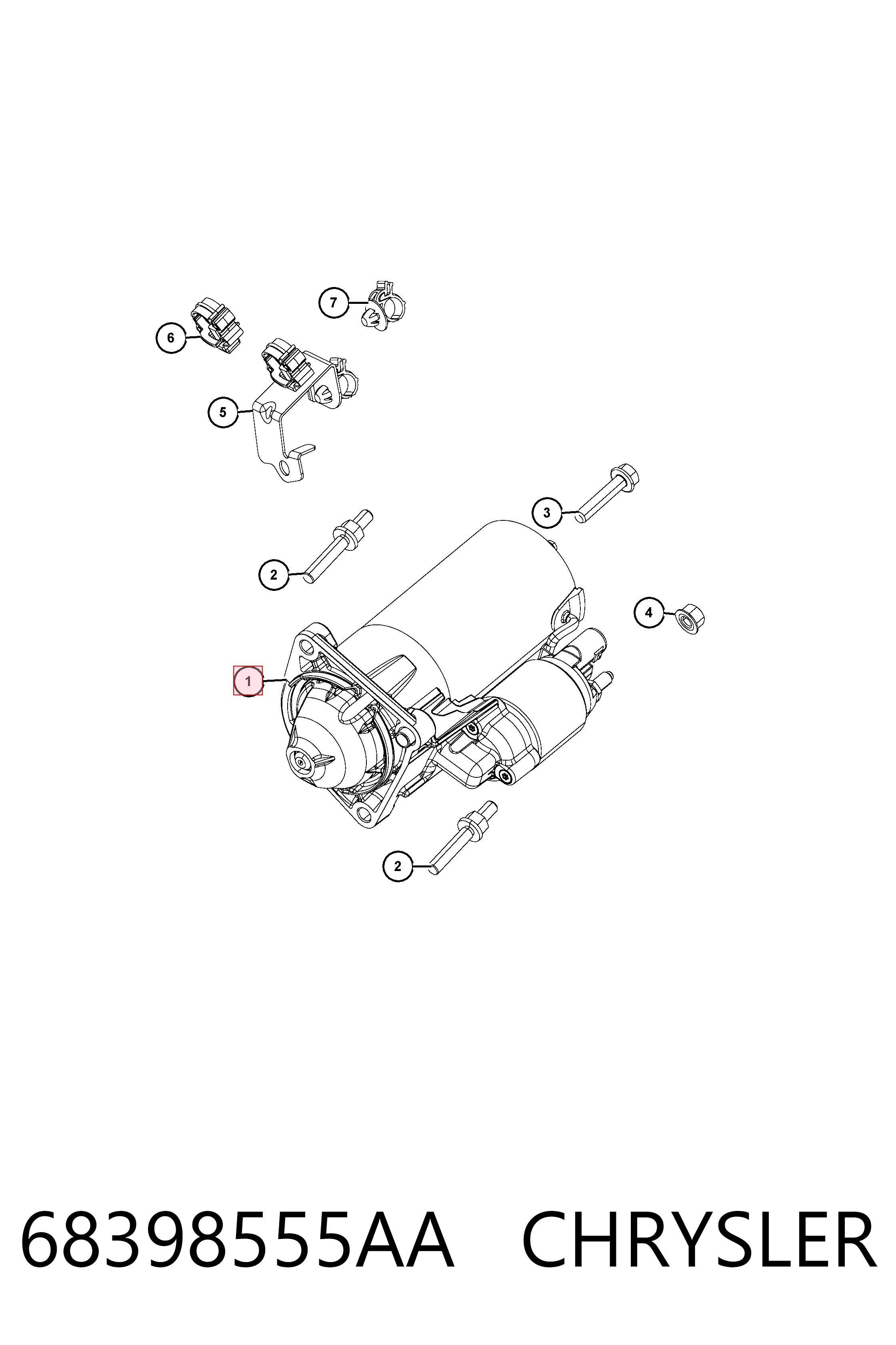 Motor de arranco Jeep Compass  MP
