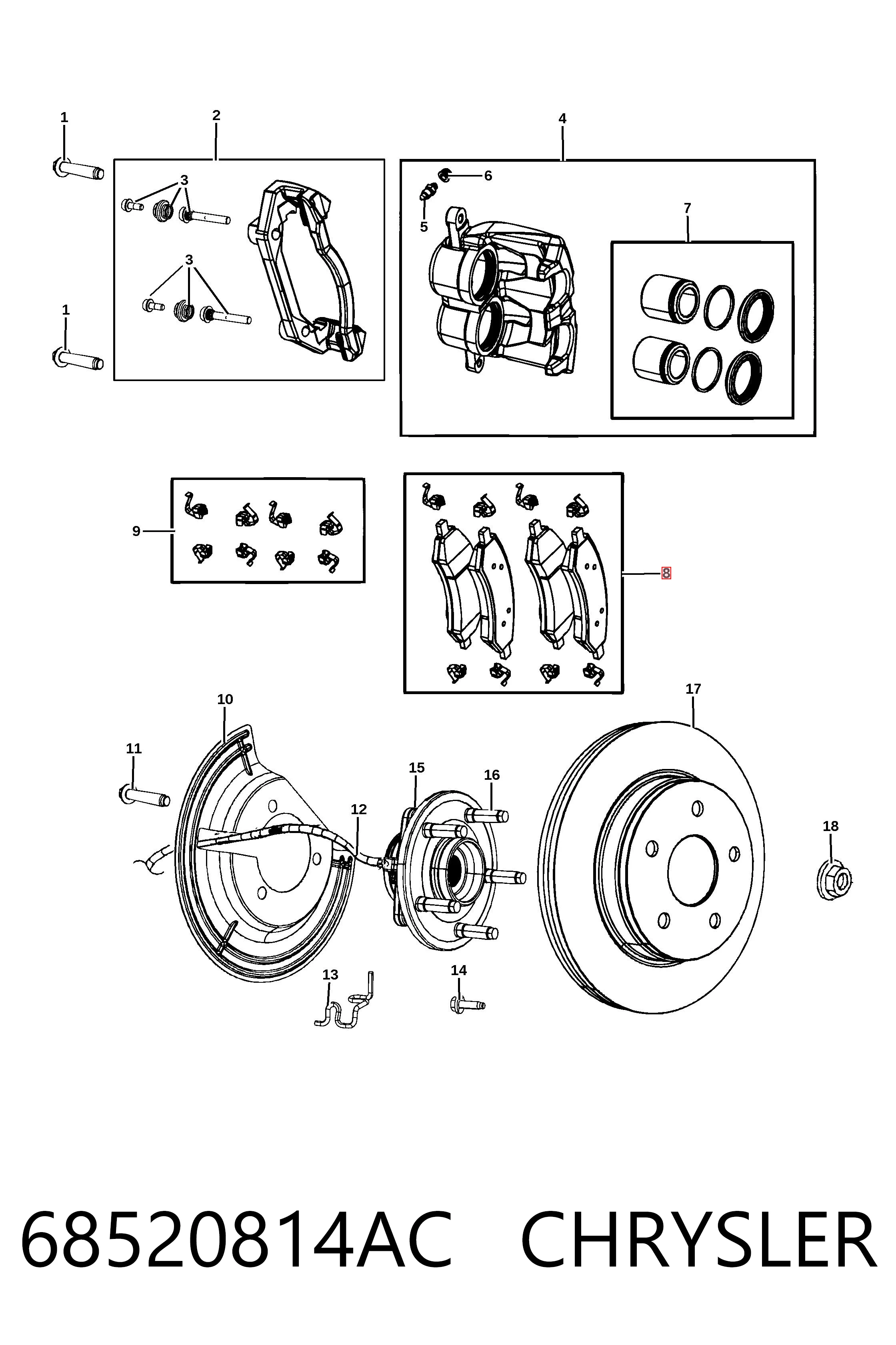 68520814AC Chrysler