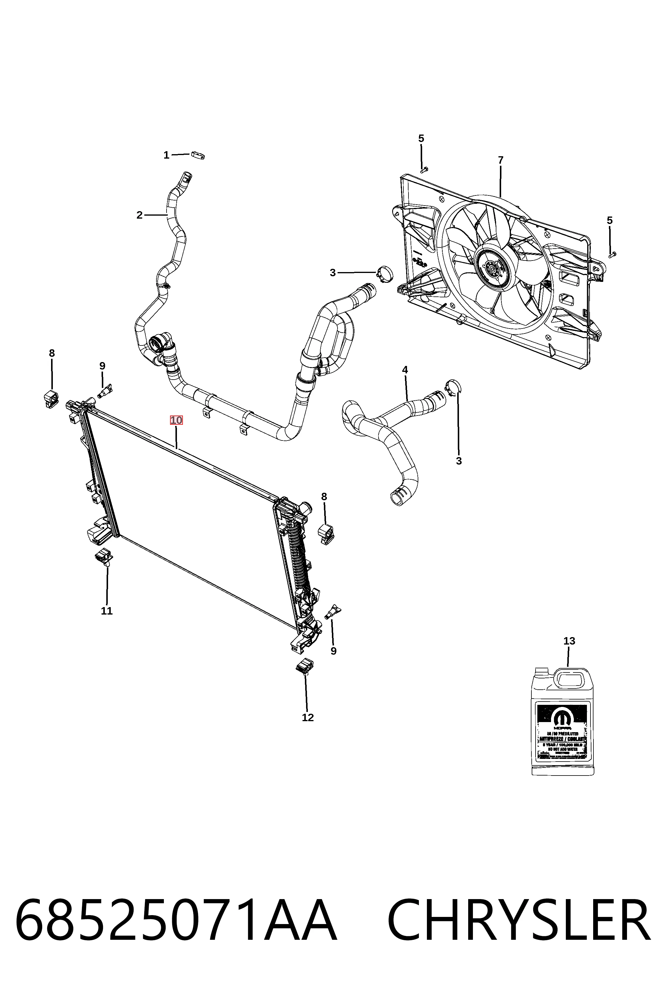 PL333692 Koyorad Radiador de esfriamento de motor