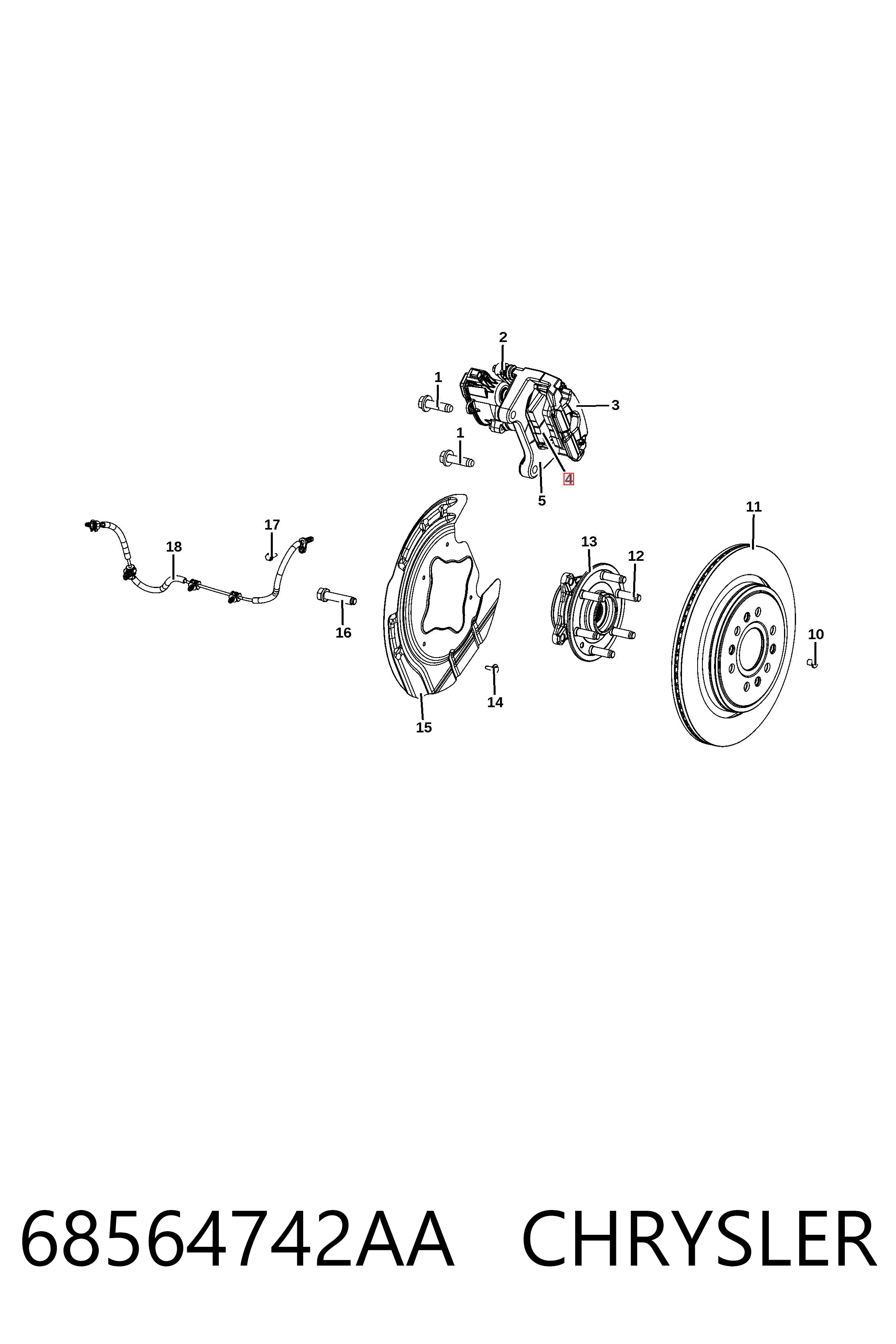 68564742AA Chrysler