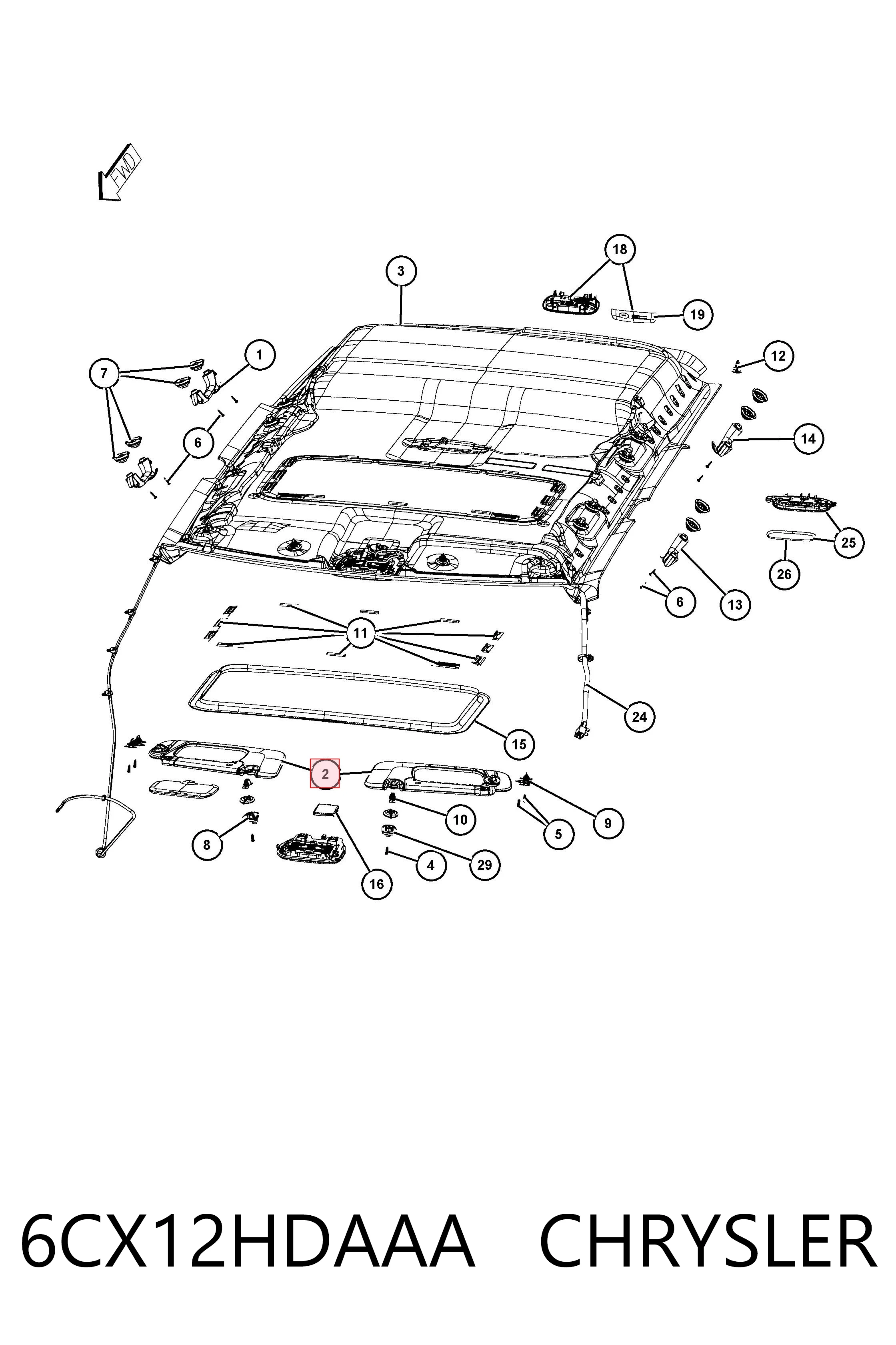 Pala contra o sol para Jeep Compass  MK49