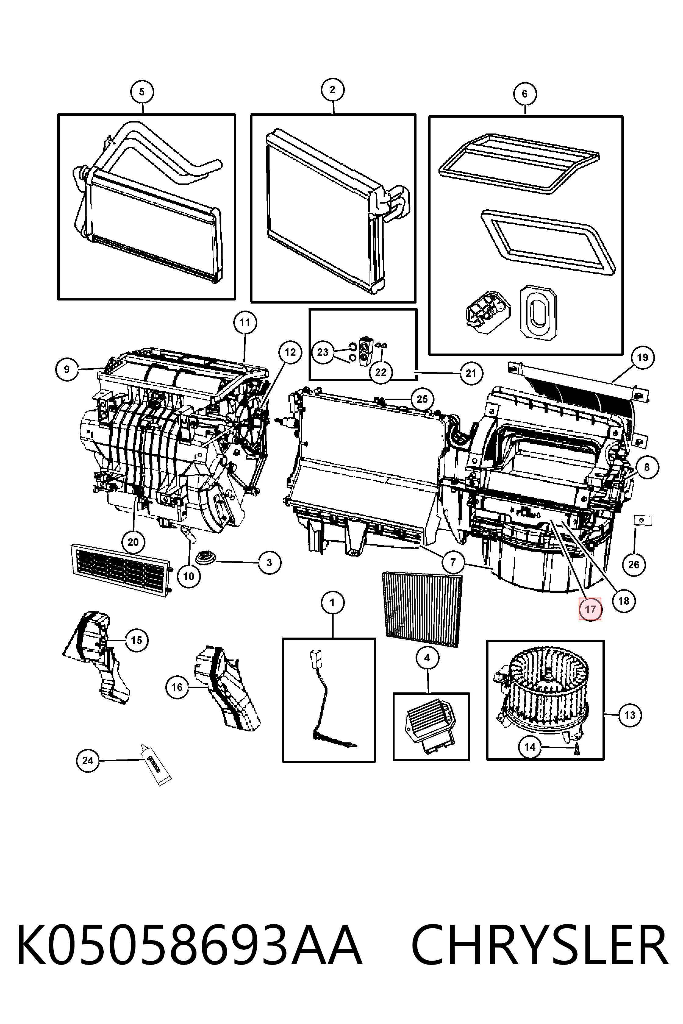 K05058693AA Chrysler