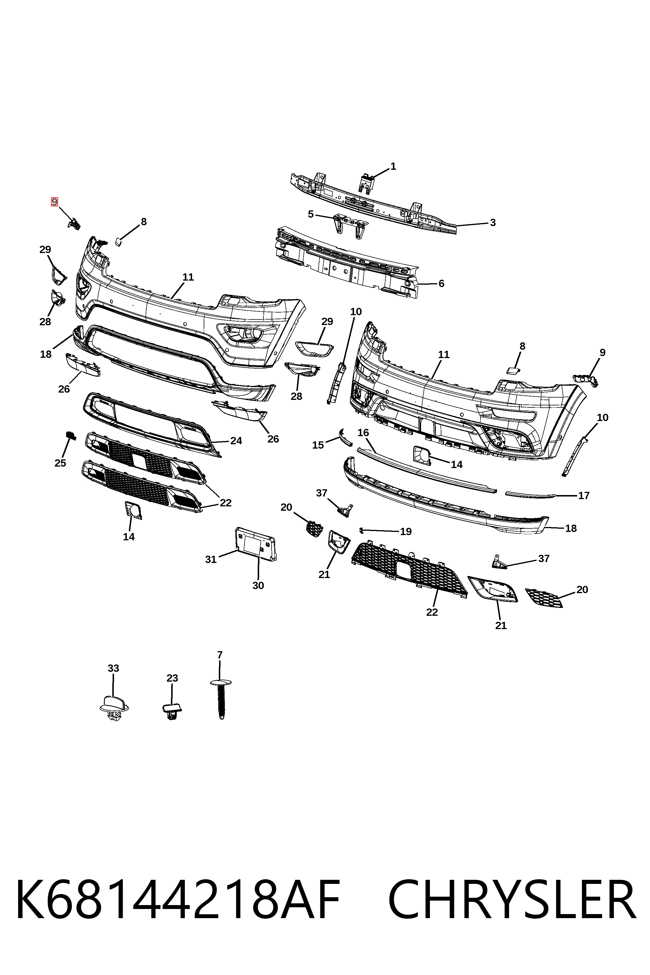 K68144218AF Chrysler