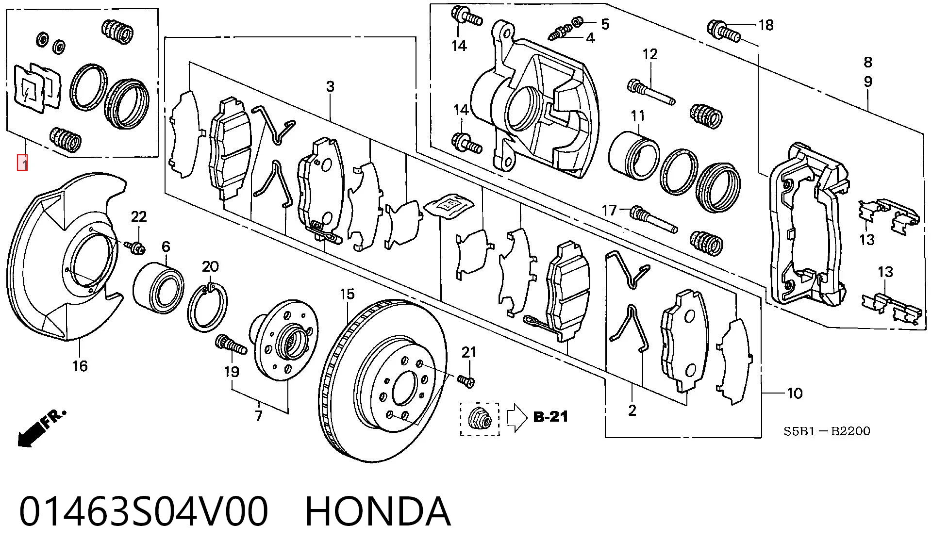 01463S04V00 Honda