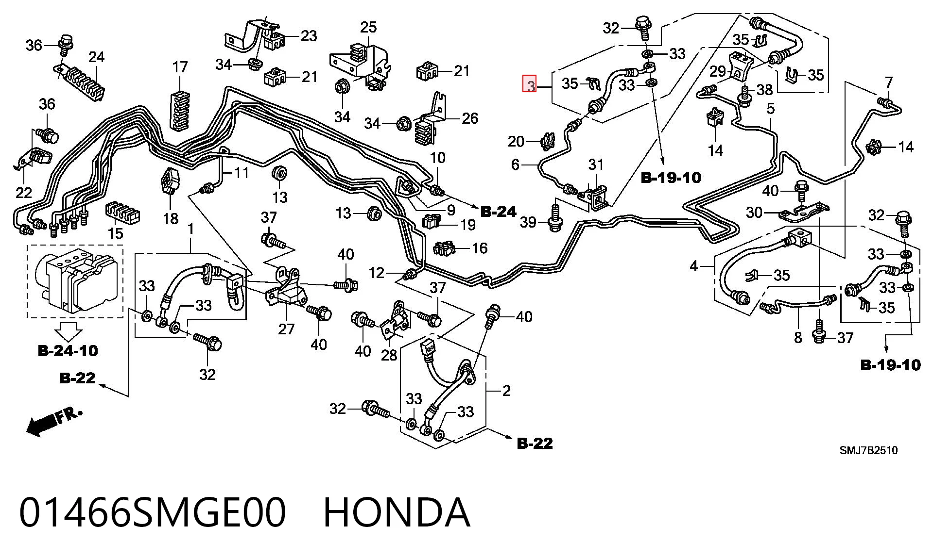 01466SMGE00 Honda