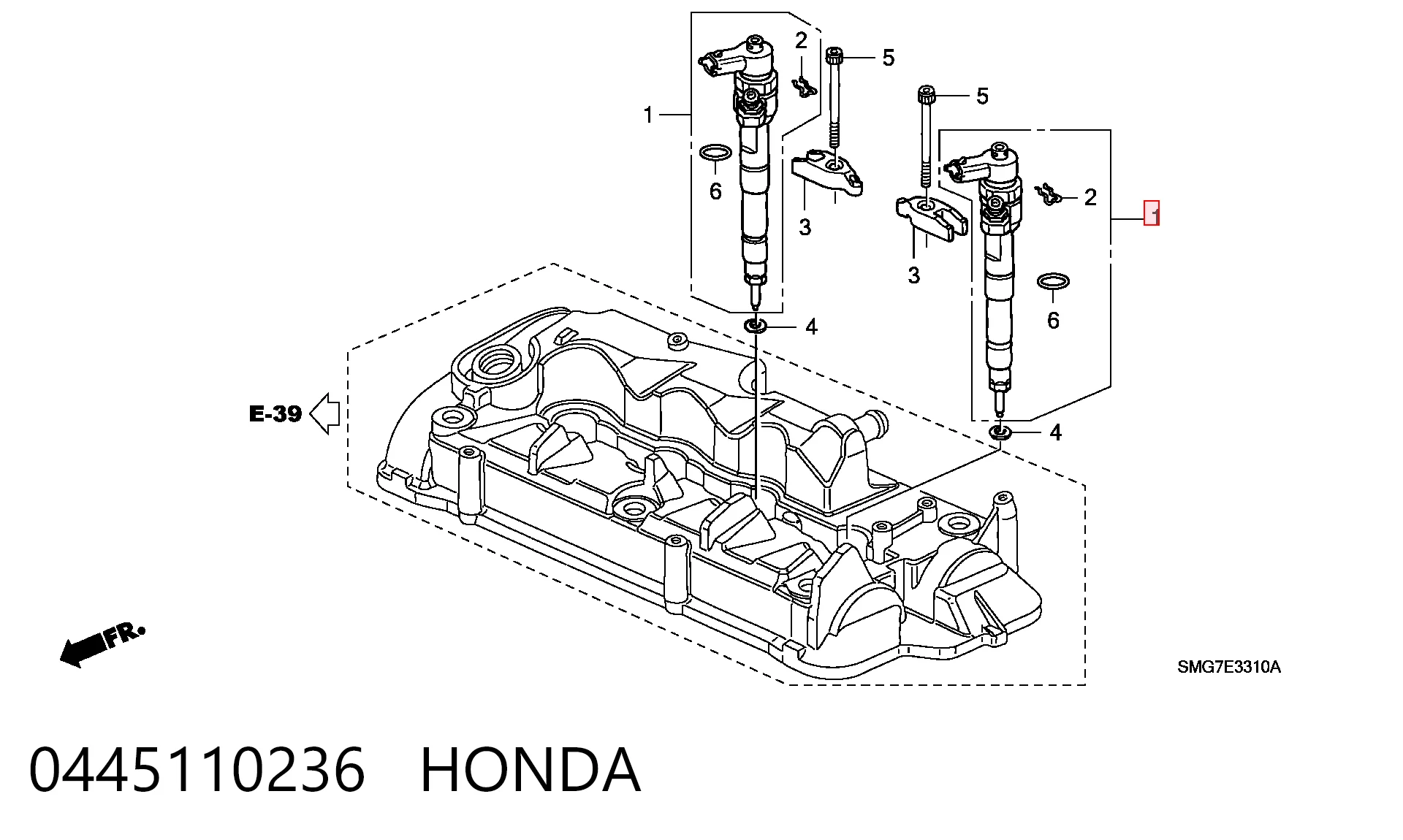 Compre Injetor de injeção de combustível Honda CR-V 3