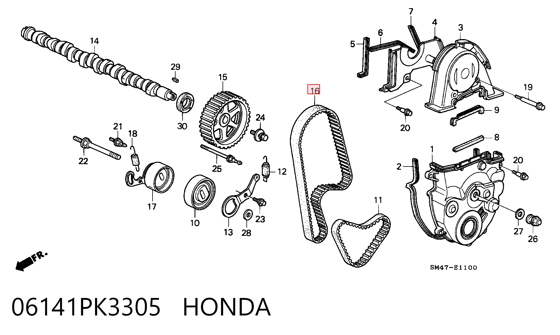 06141PK3305 Honda