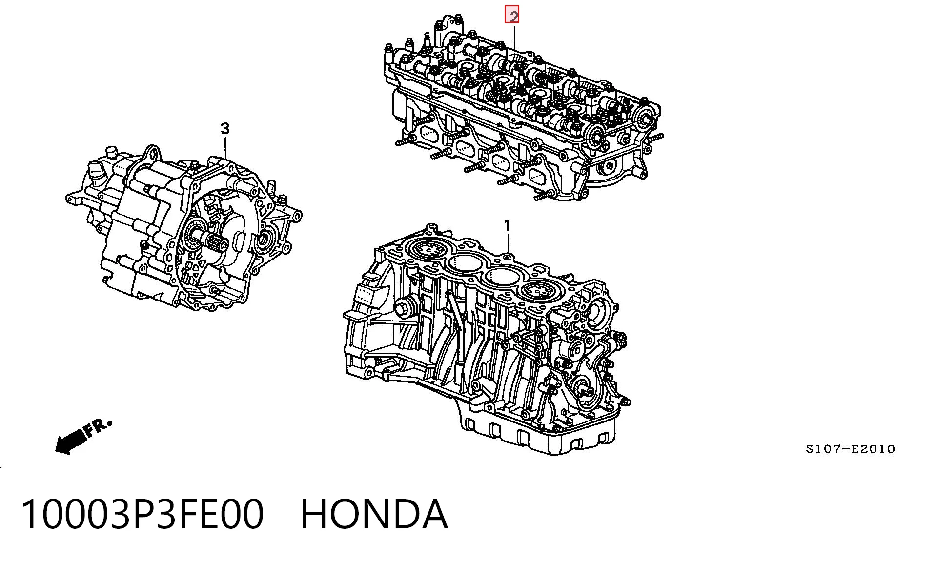 Cabeça de motor (CBC) Honda CR-V RD ao melhor preço