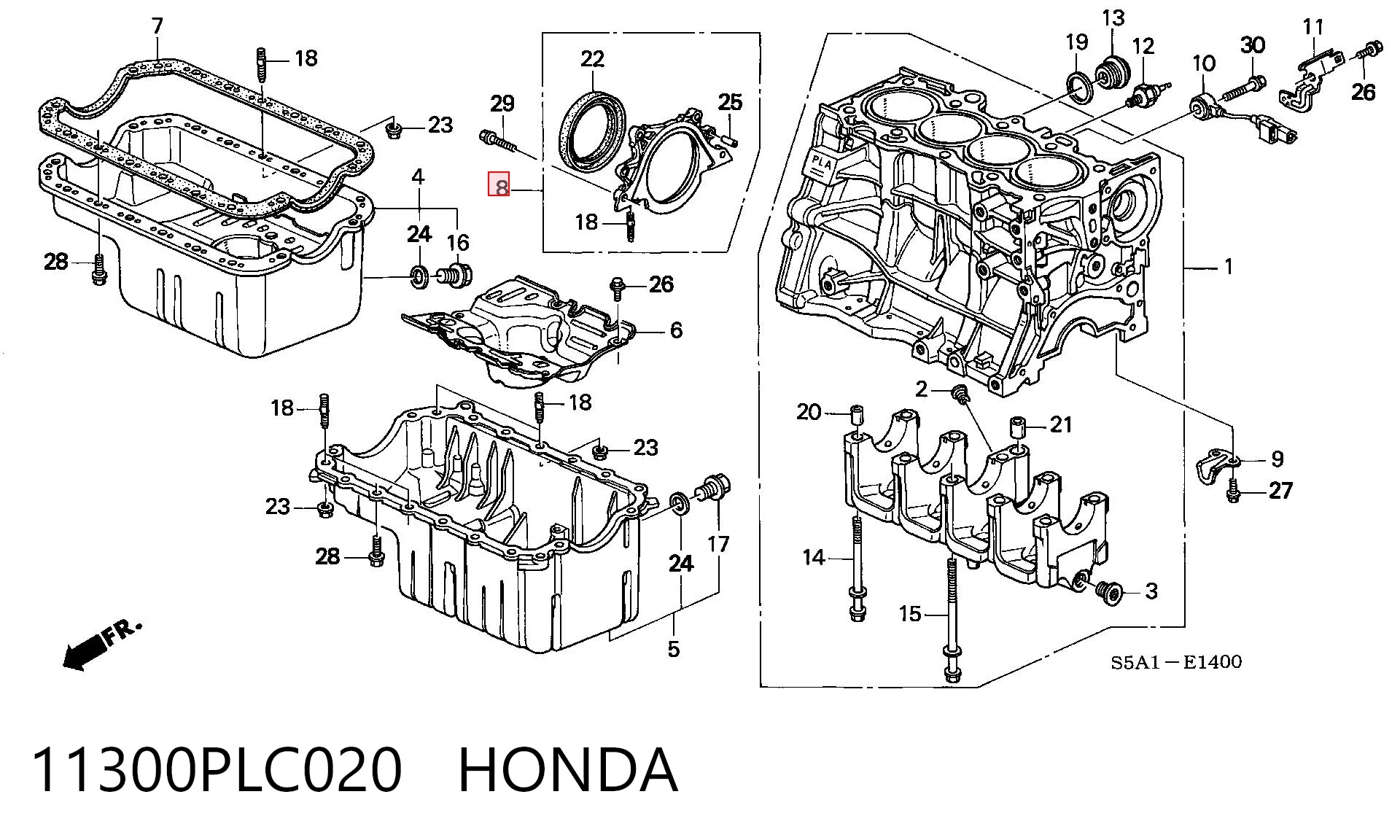 11300PLC020 Honda 