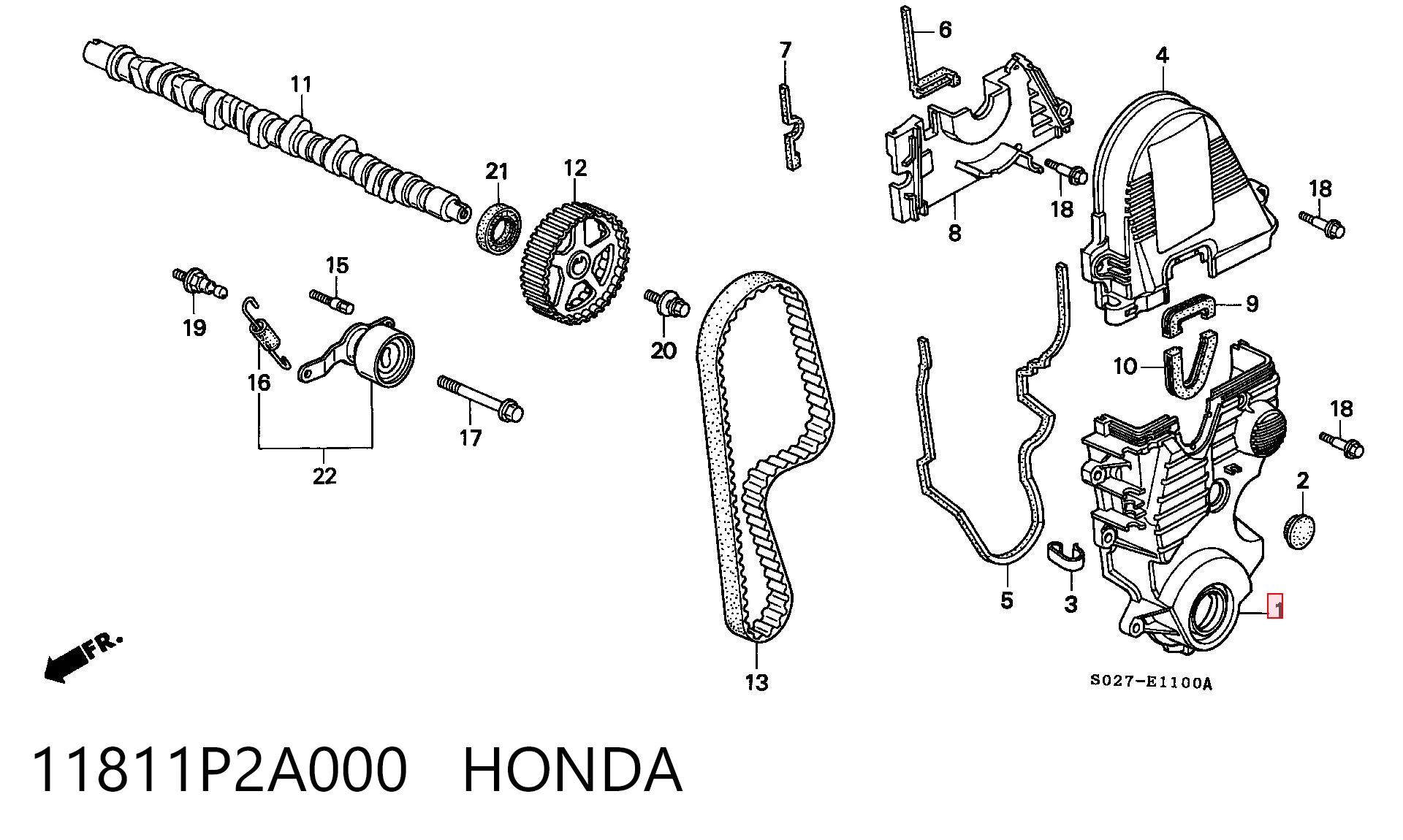 11811P2A000 Honda 