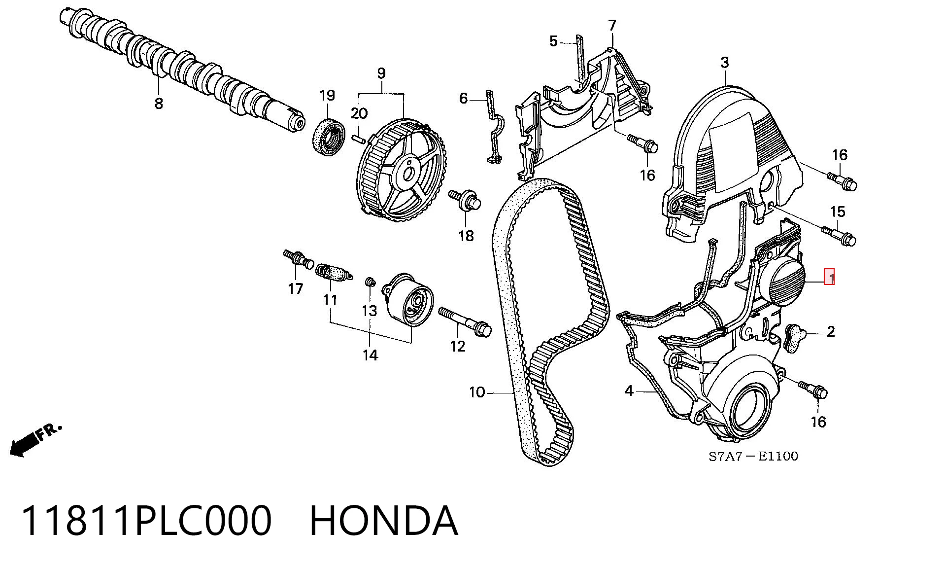 11811PLC000 Honda 