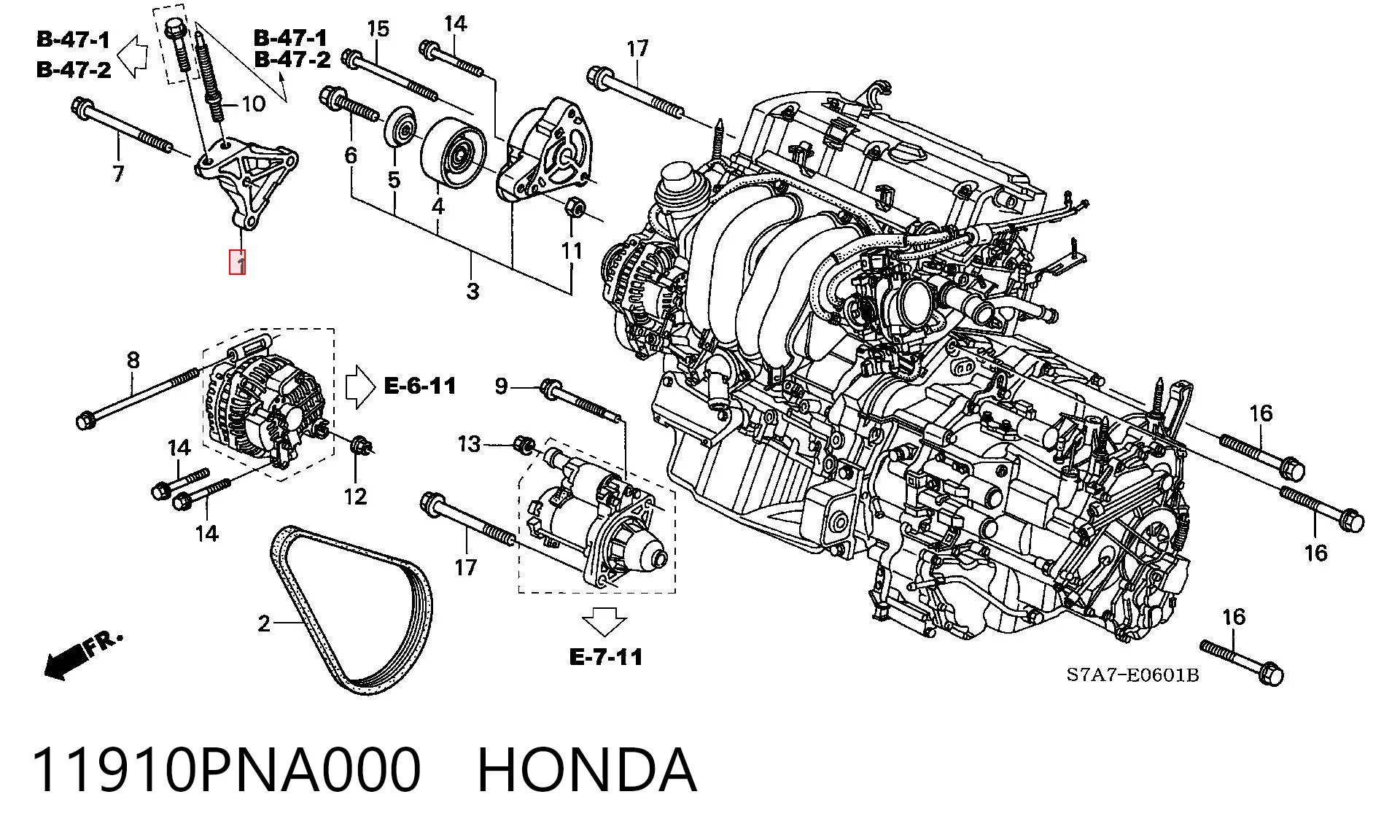 11910PNA000 Honda 