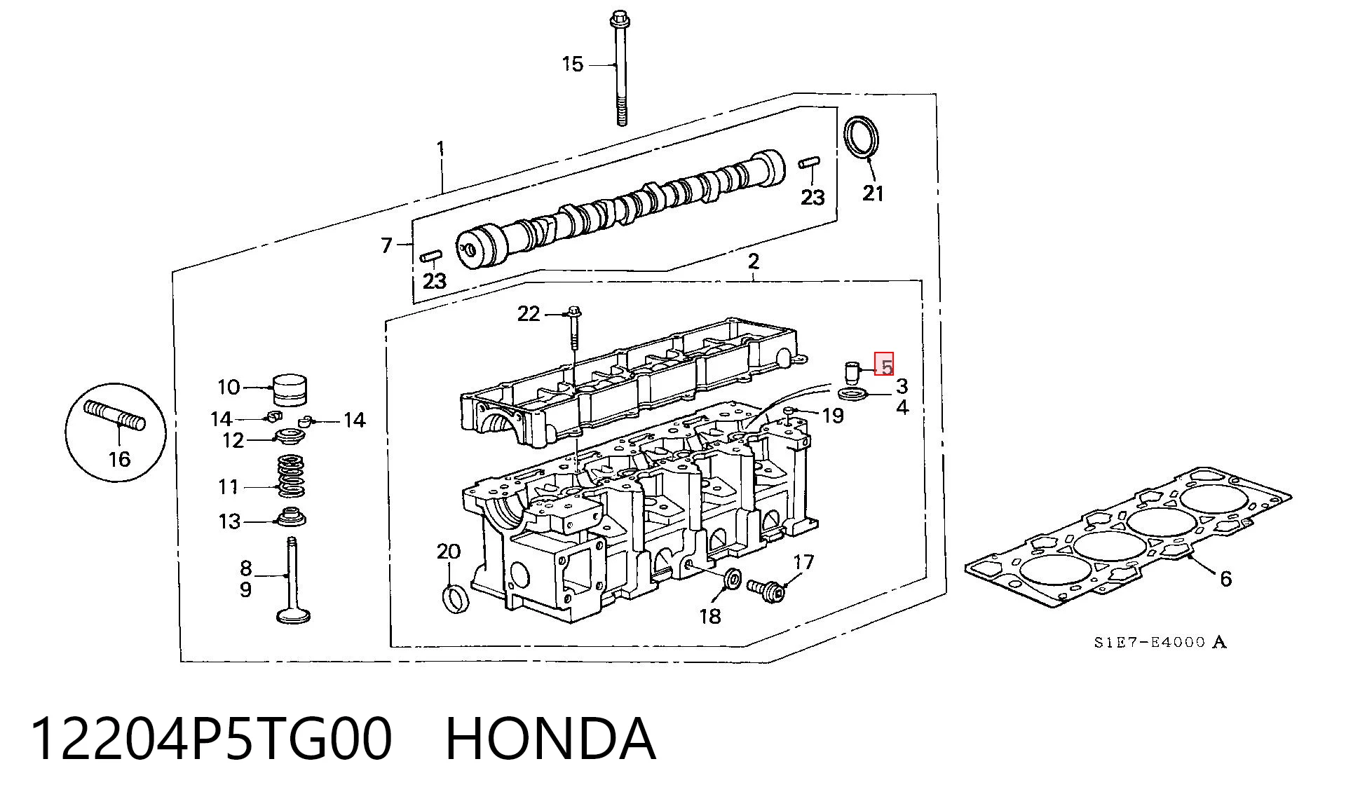 Guia de válvula Honda Accord VI CH ao melhor preço