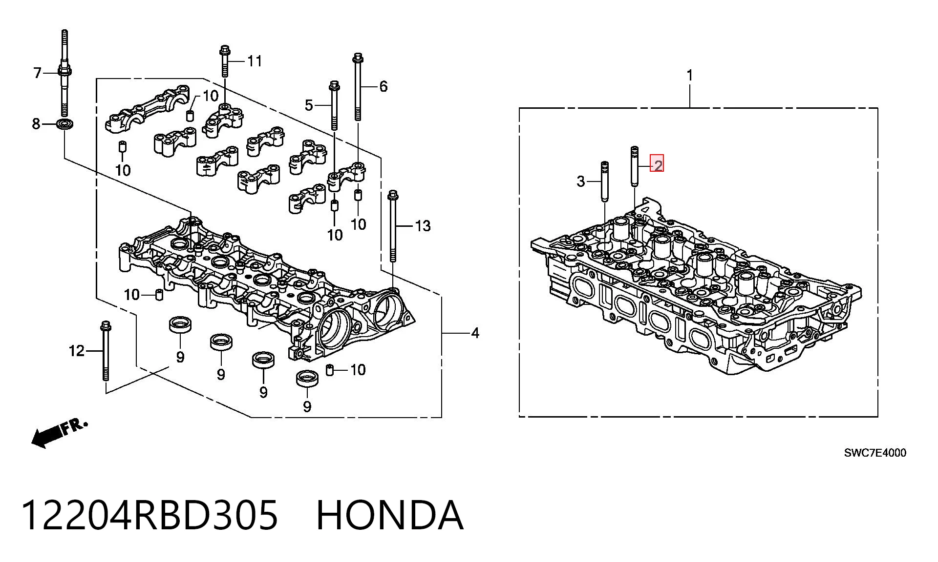 12204RBD305 Honda 