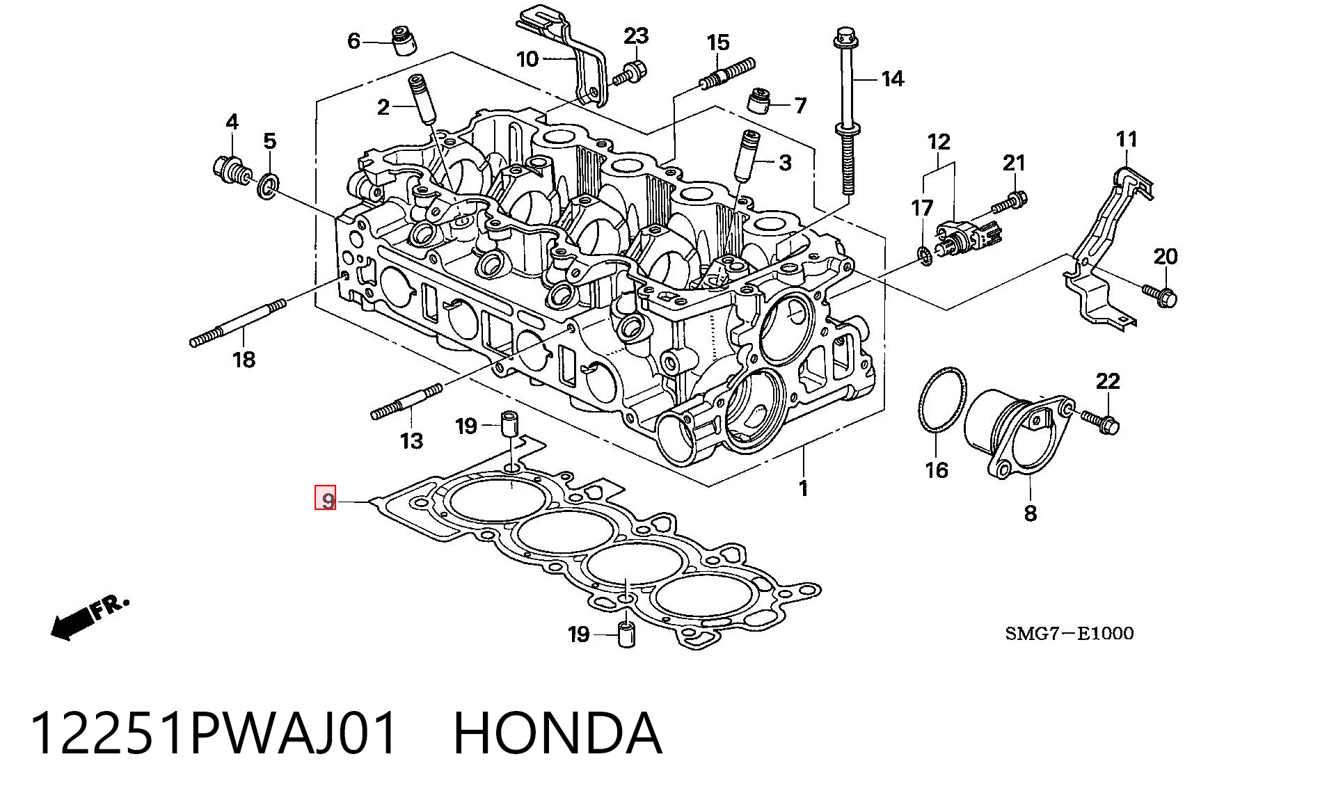 12251PWAJ01 Honda