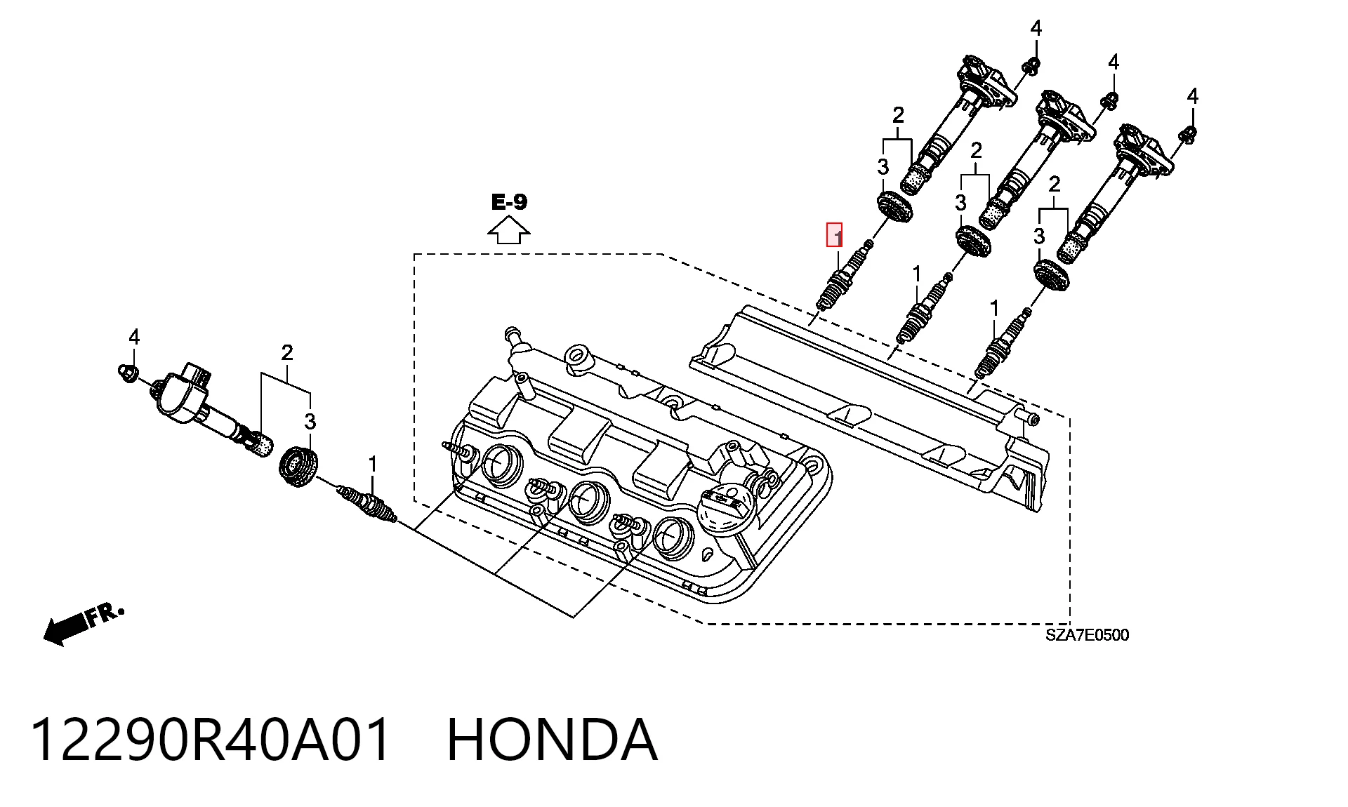 12290R40A01 Honda Vela de ignição