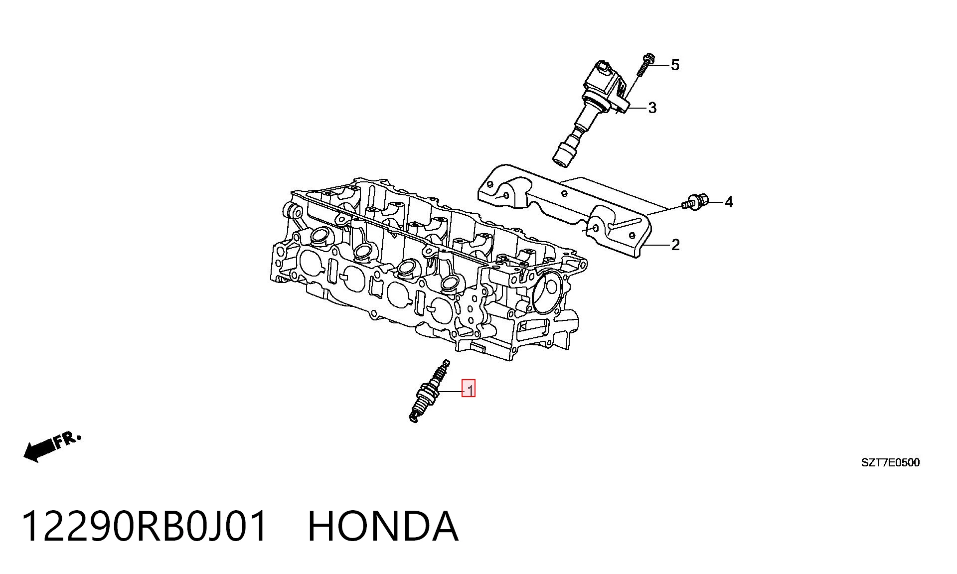 12290RB0J01 Honda Vela de ignição