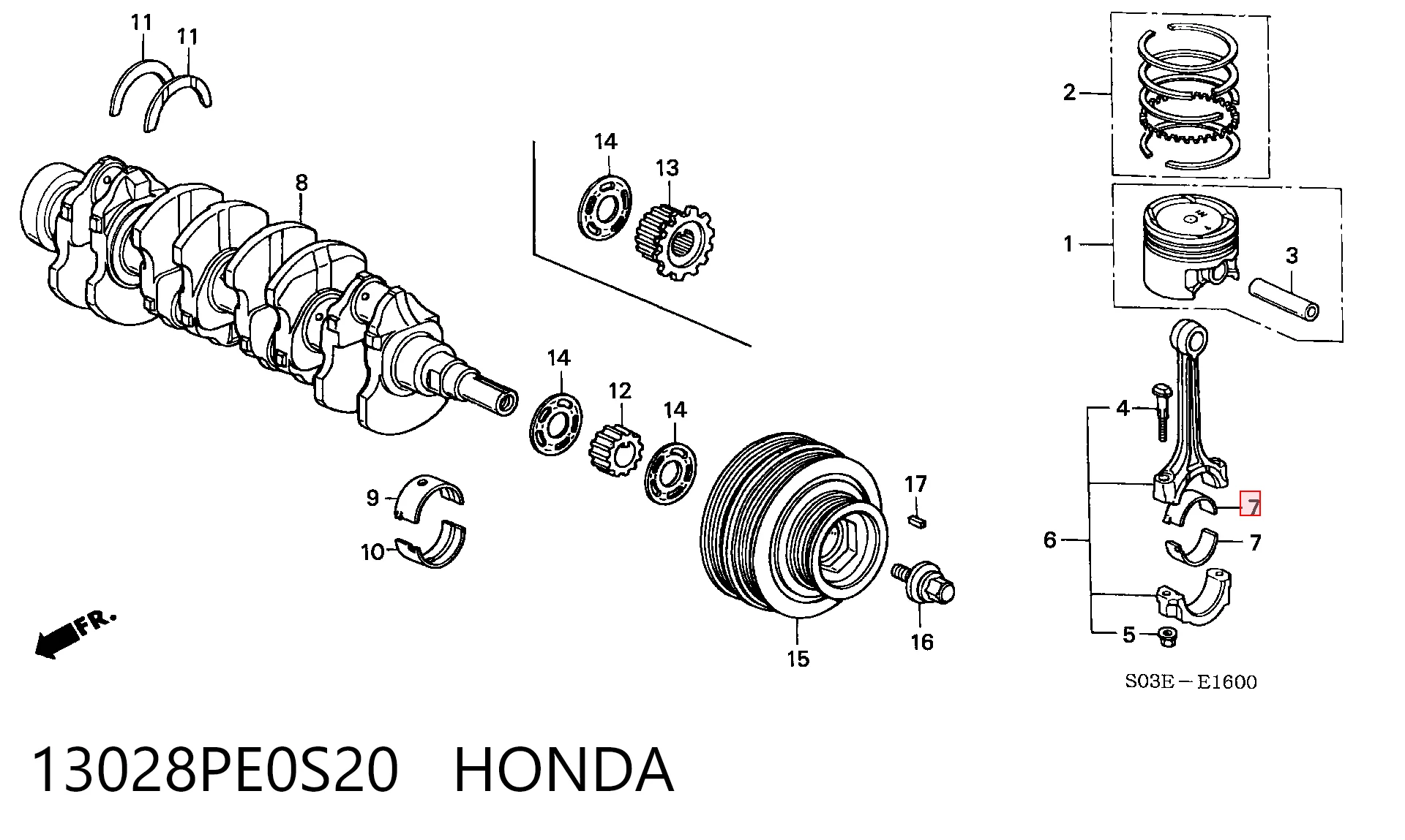 13028PE0S20 Honda