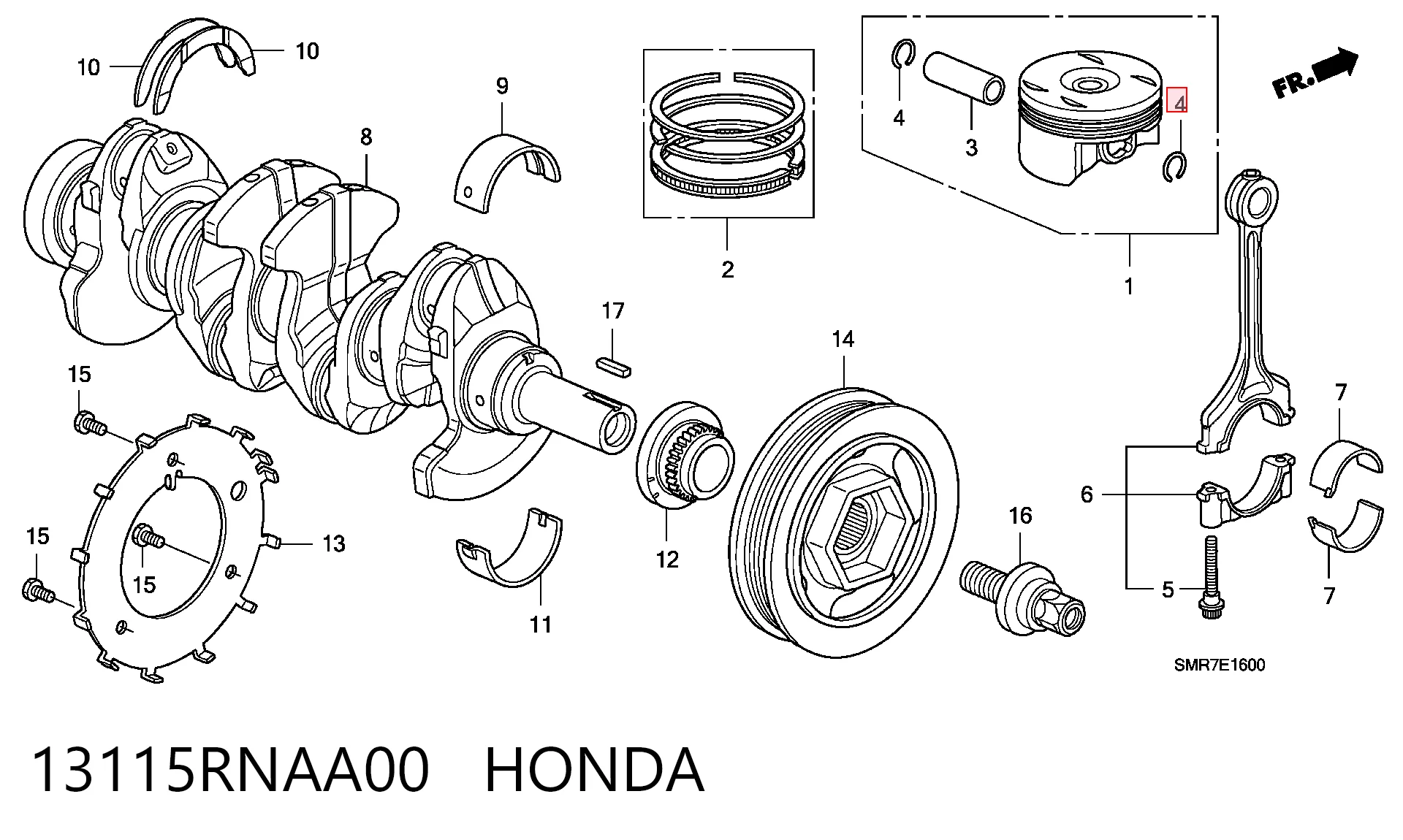 13115RNAA00 Honda