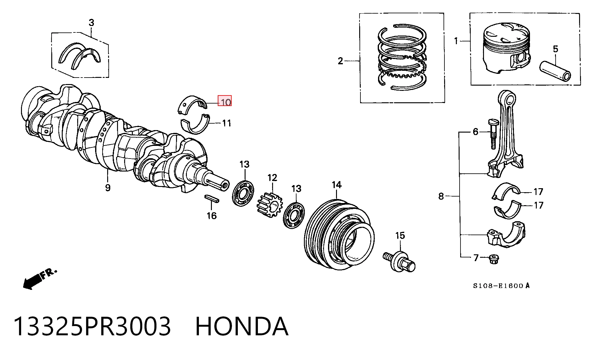 13325PR3003 Honda