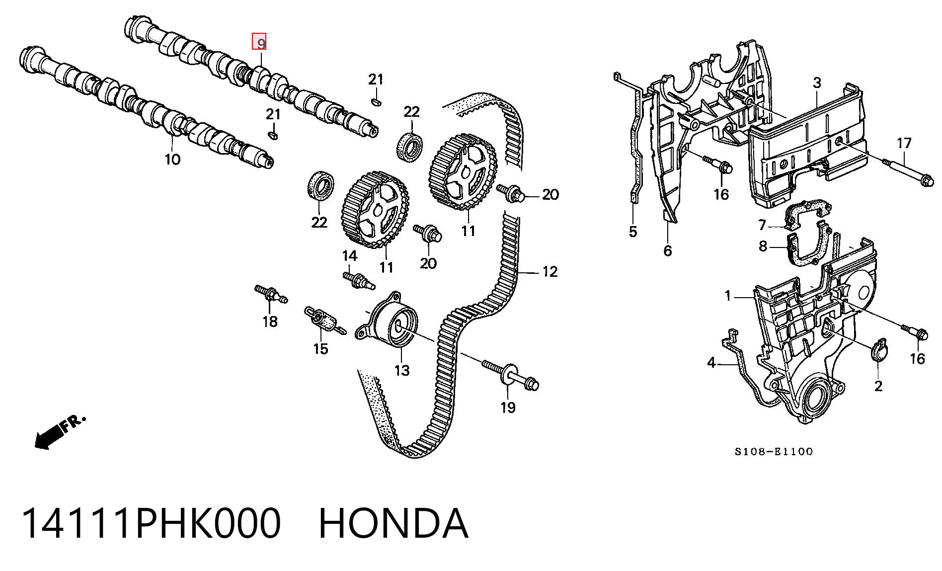 Árvore distribuidora de motor de admissão Honda CR-V RD ao melhor preço